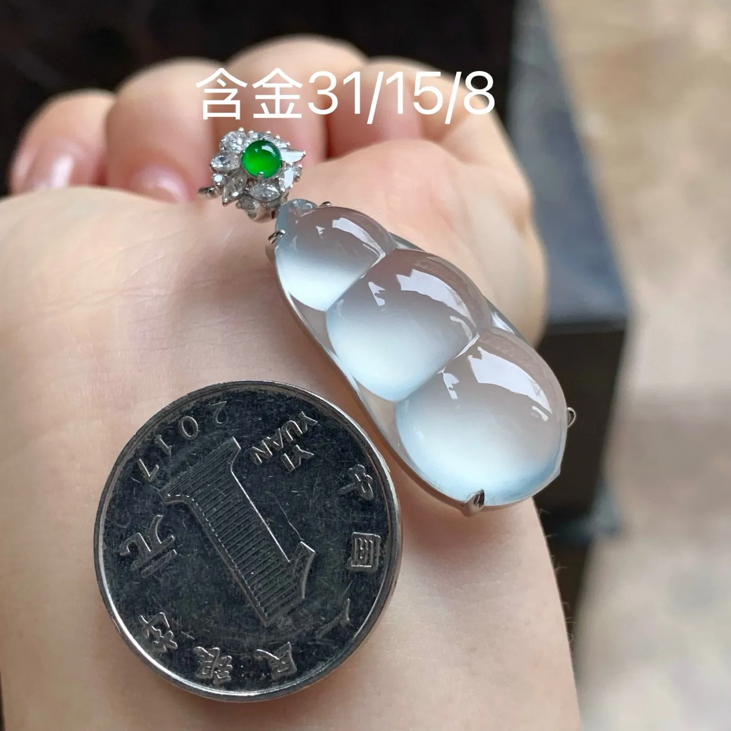 高冰福豆
种老 真金镶嵌