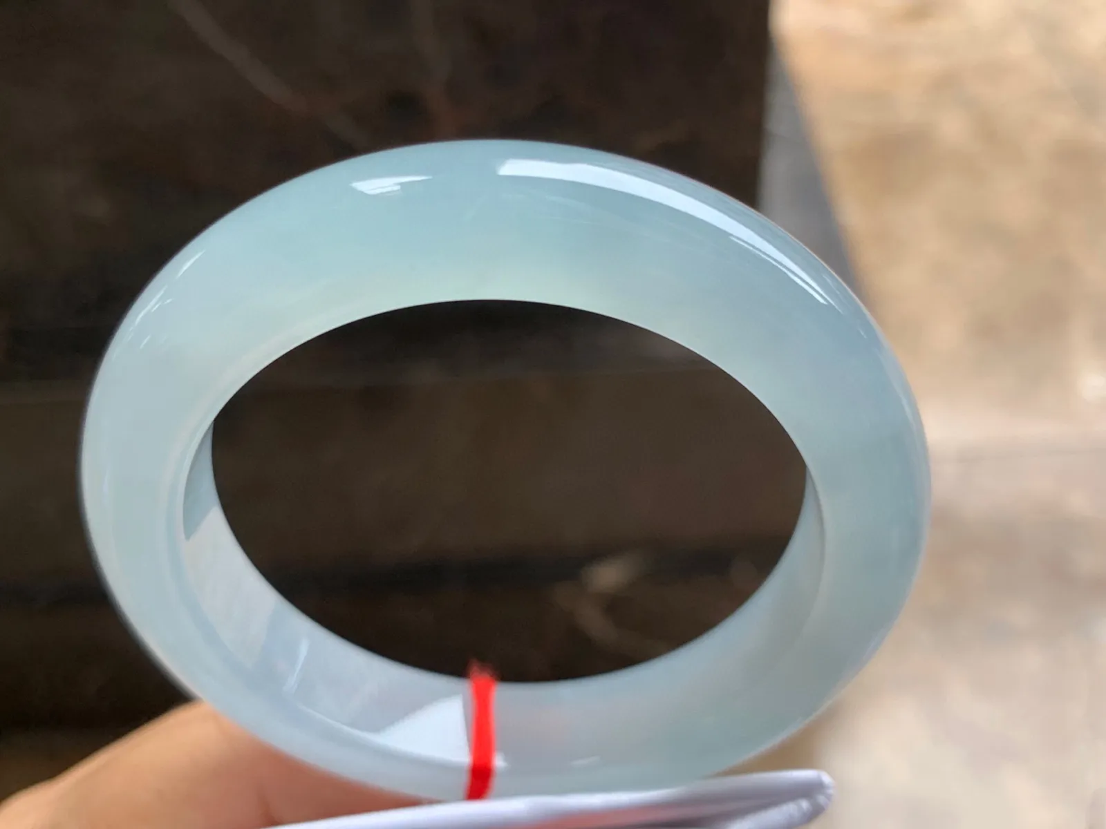 59-12.5-10.5mm
冰种带底色手镯 水润光泽 清爽