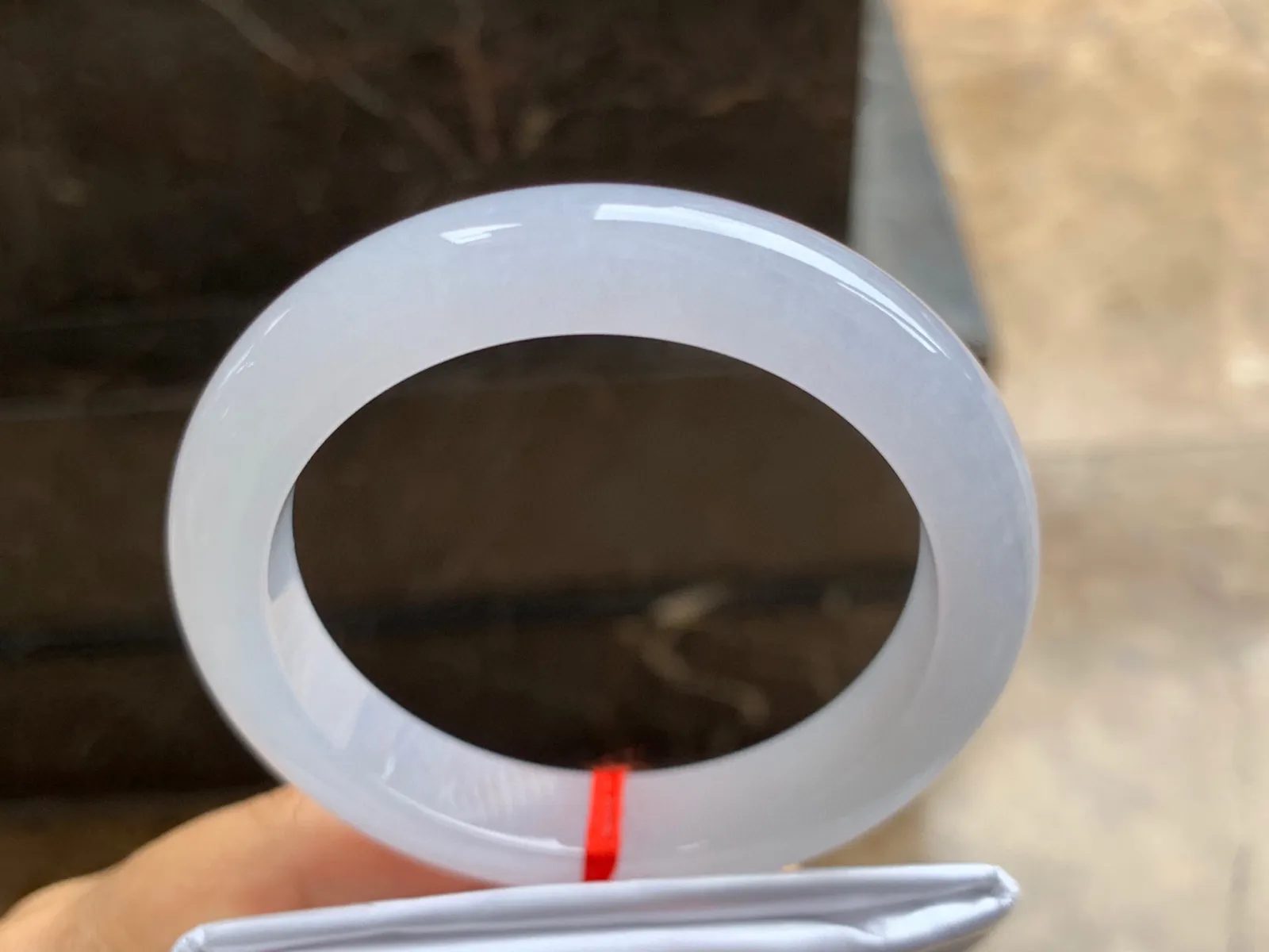 55-11.5-9mm
糯冰种手镯 细腻干净 水润