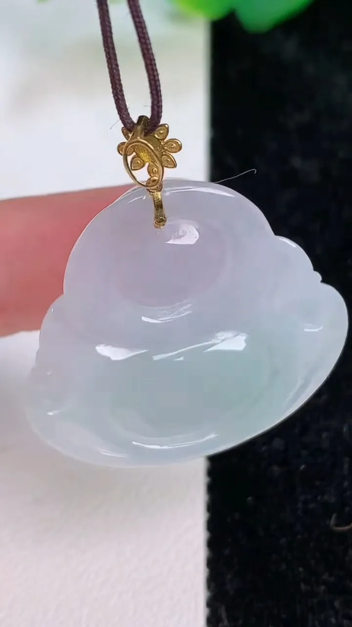 天然A货翡翠佛公吊坠，尺寸29-31.5-5.7，重量:7.98g
7月5日