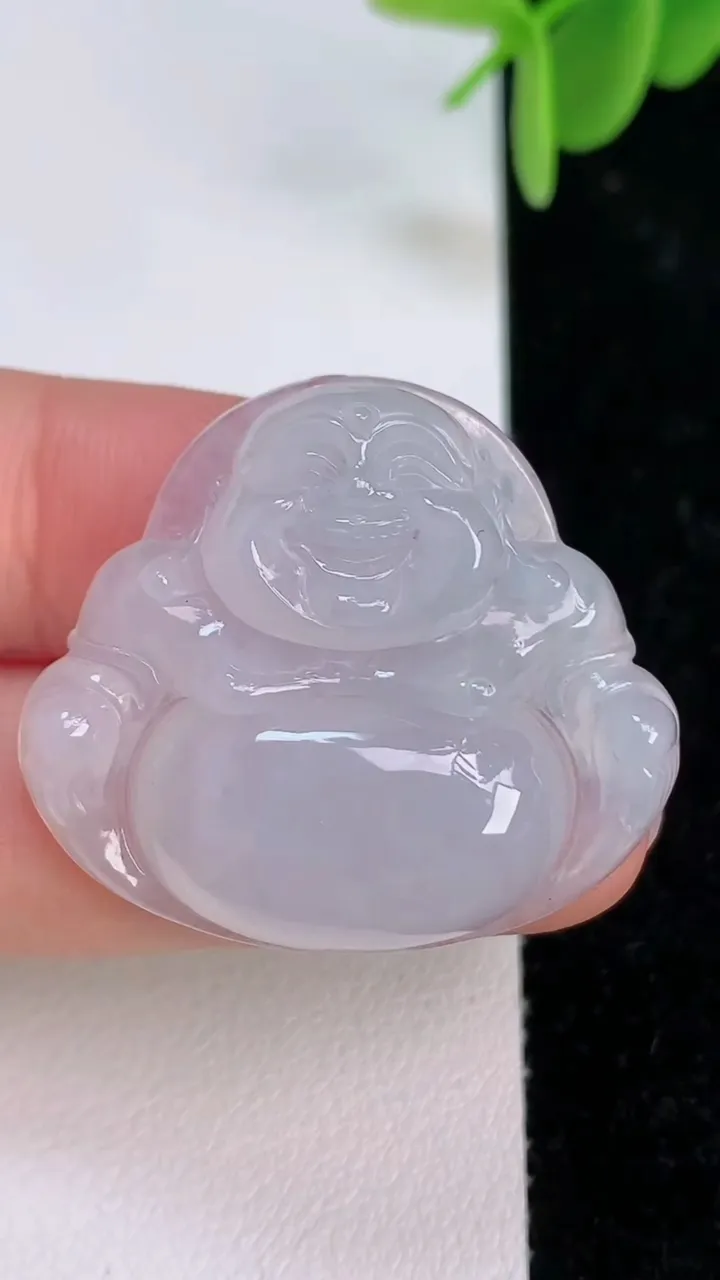 天然A货翡翠佛公吊坠，尺寸29-33-6.8，重量:9.77g
7月7日