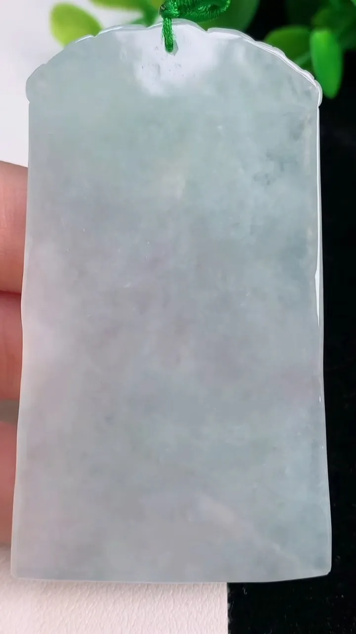 天然A货翡翠飘花文殊菩萨吊坠，尺寸69.7-41-6，重量:39.17g
7月14日