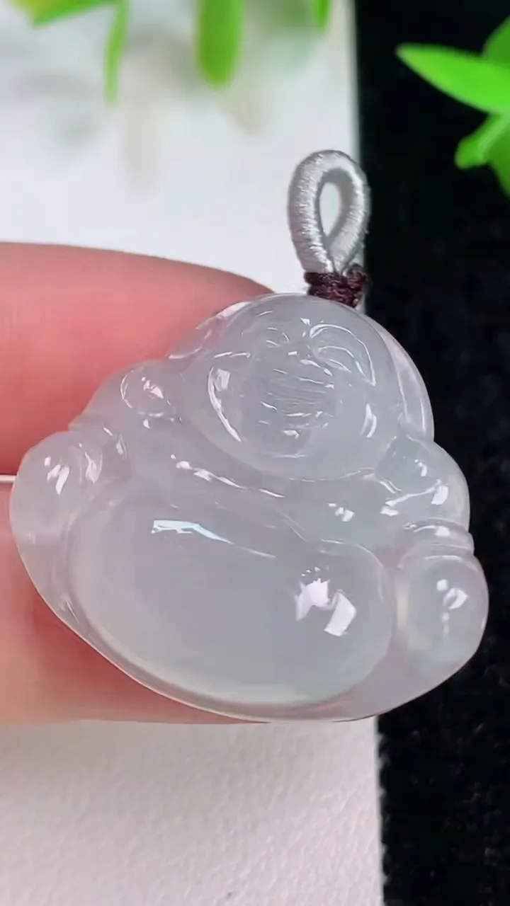 天然A货翡翠佛公吊坠，尺寸26-29-6，重量:6.96g
7月15日