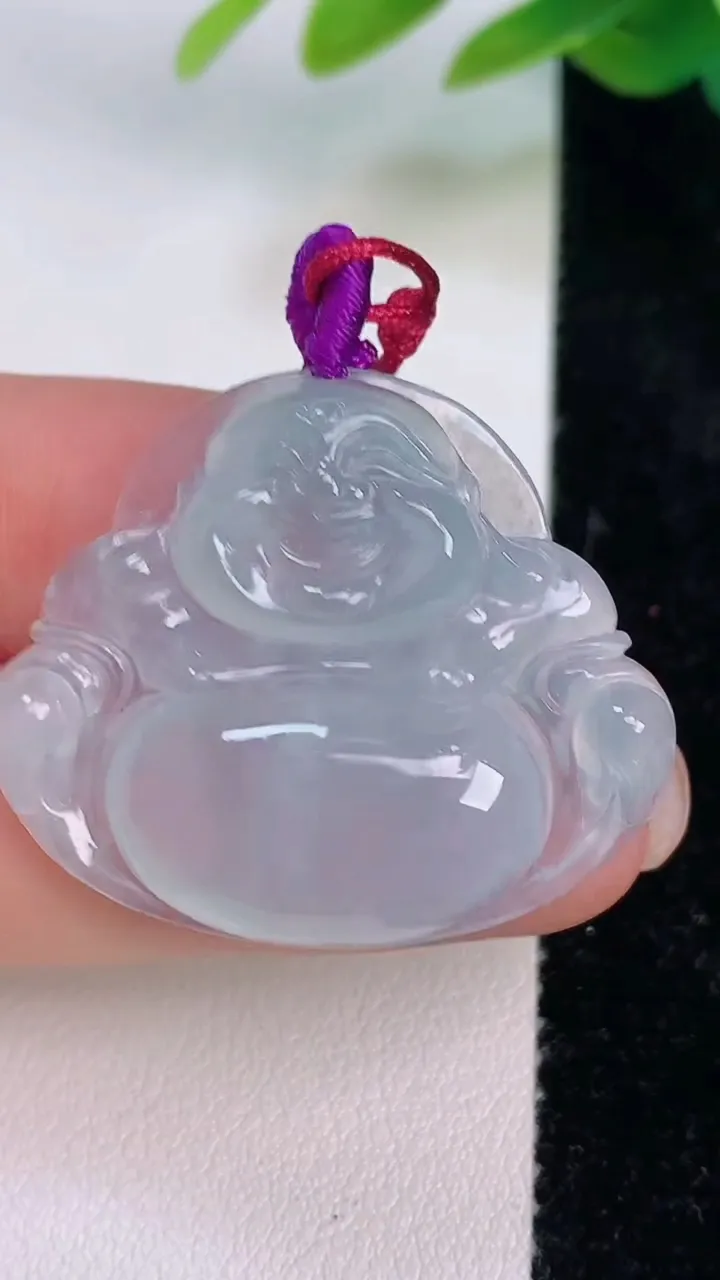 天然A货翡翠佛公吊坠，尺寸28.2-33-6，重量:7.80g
7月17日