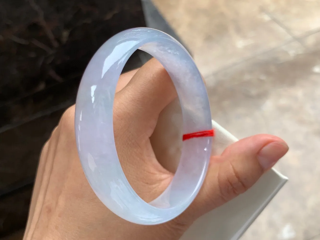 57-14-6.5mm
冰种粉紫手镯 水润冰透 清爽