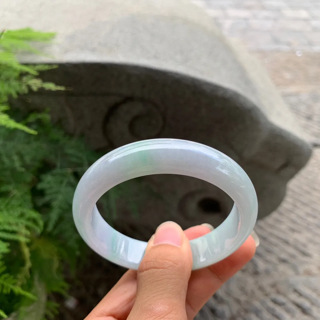 圈口54.2-13.3-7.3 【春彩正圈手镯】正圈54 55可戴