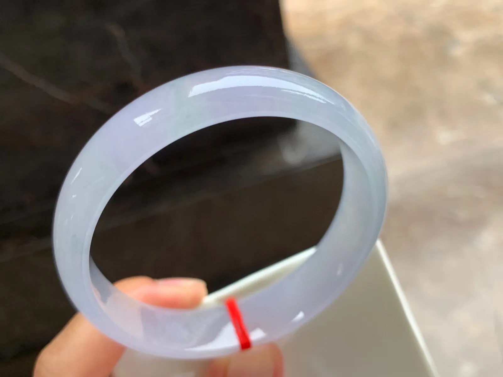 57-14-6.5mm
冰种粉紫手镯 水润冰透 清爽