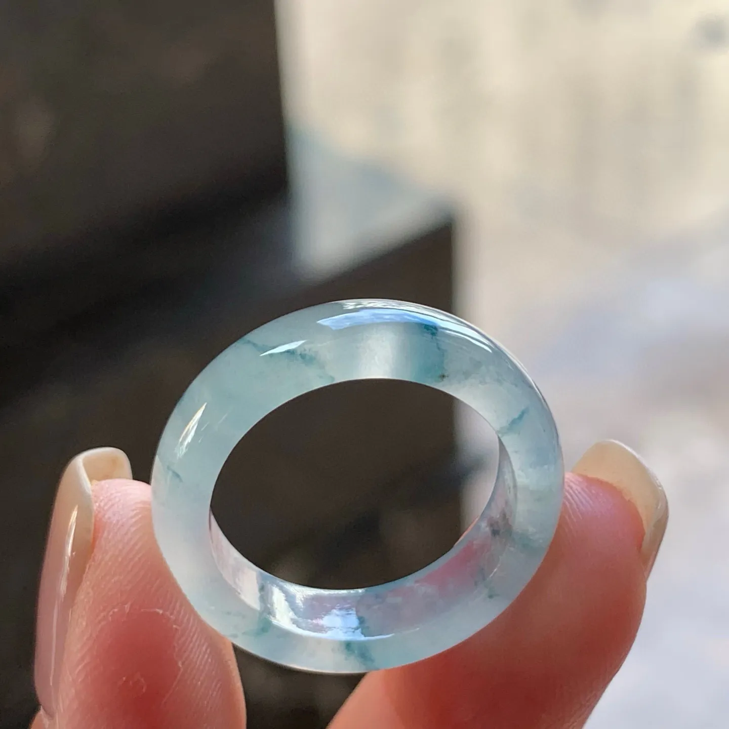 冰种飘花指环
清爽