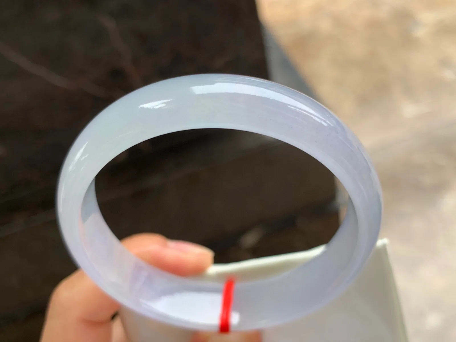 57-14-6.5mm
冰种粉紫手镯 水润冰透 清爽