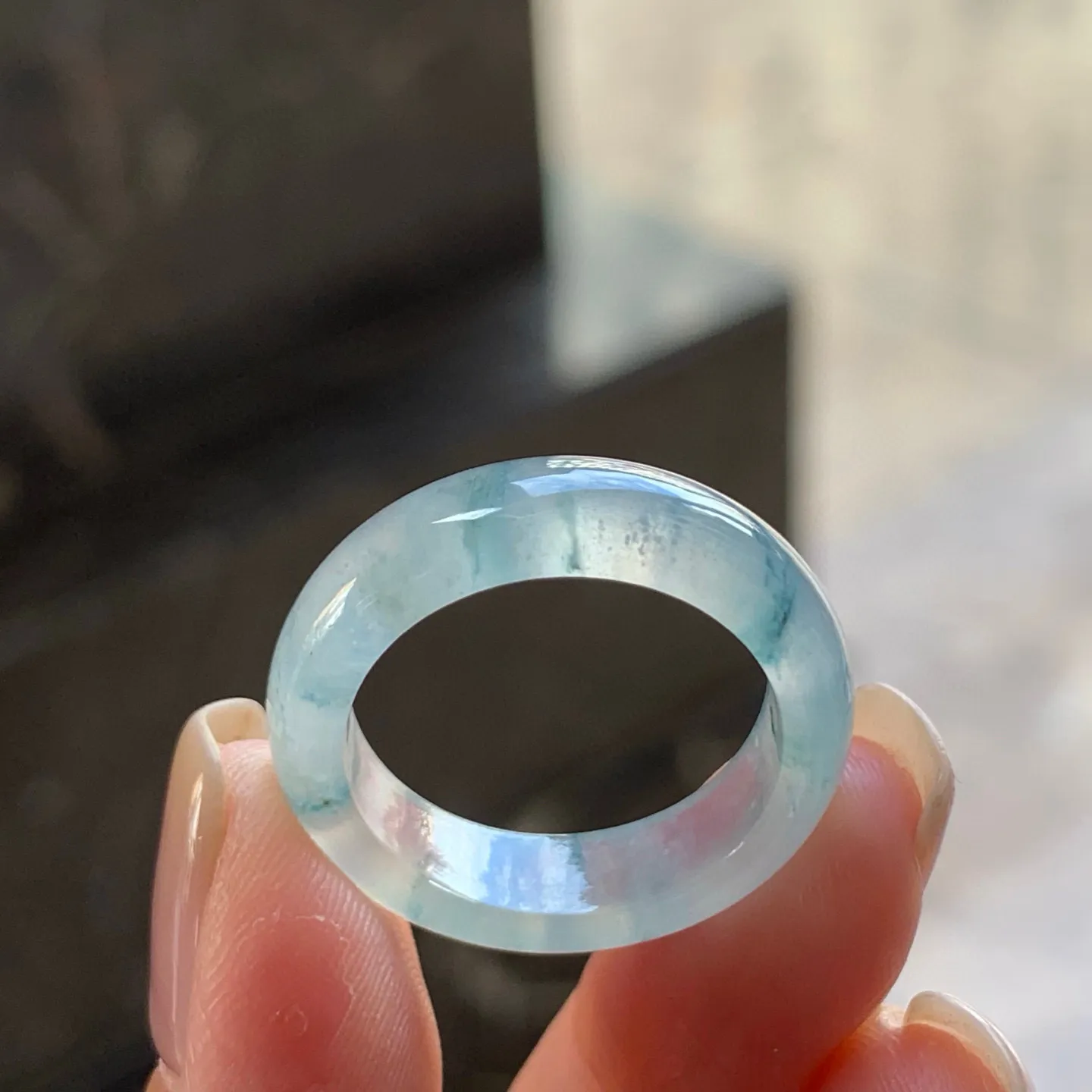 冰种飘花指环
清爽