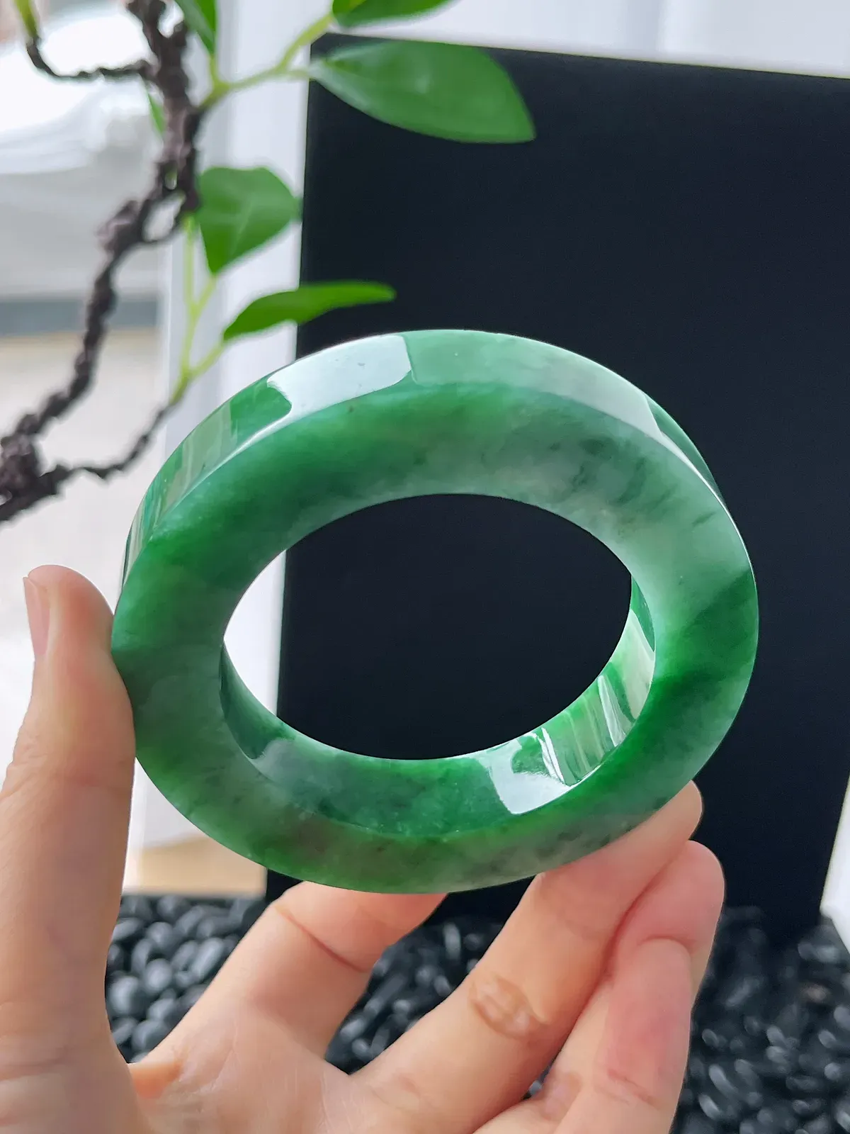 翡翠镯饼，⭕️正圈最大做61，圆条最大做57，最小做52.7