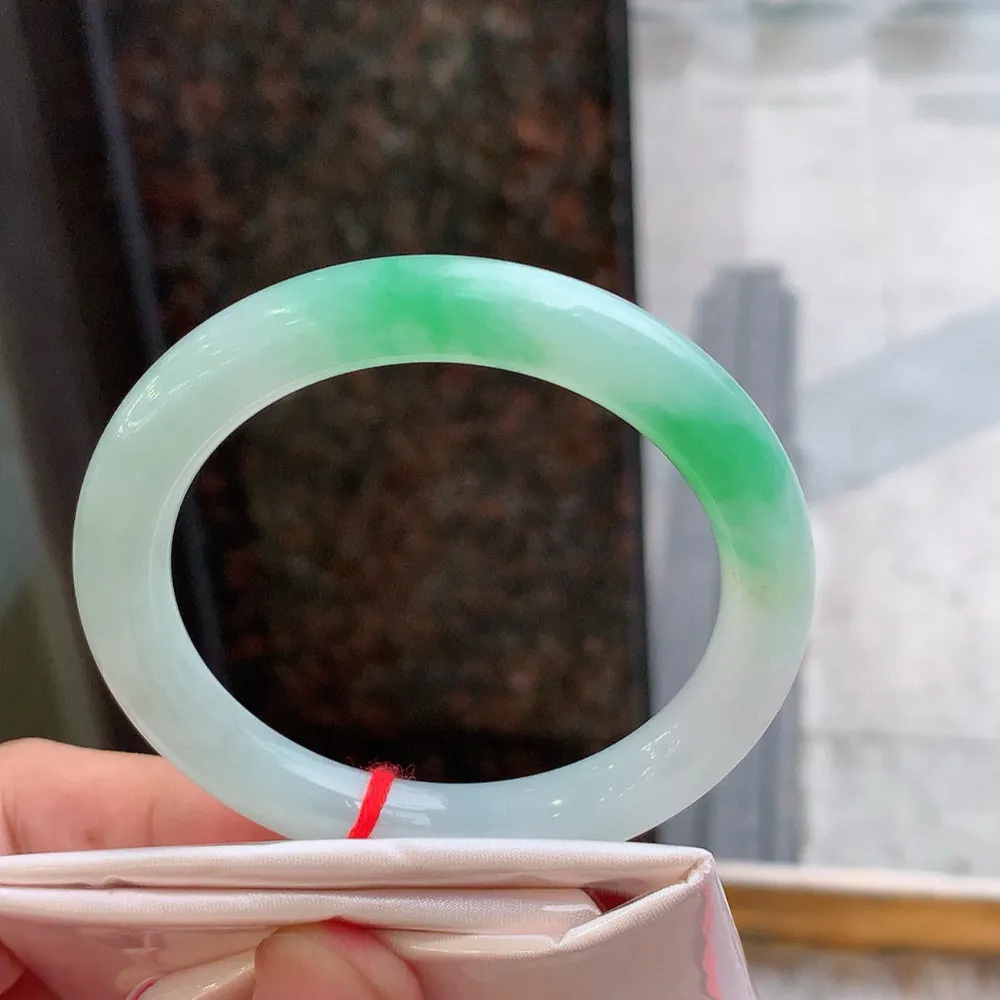 圆条冰阳绿 一丝细线 尺寸:53.8/9.1 种色兼备️️