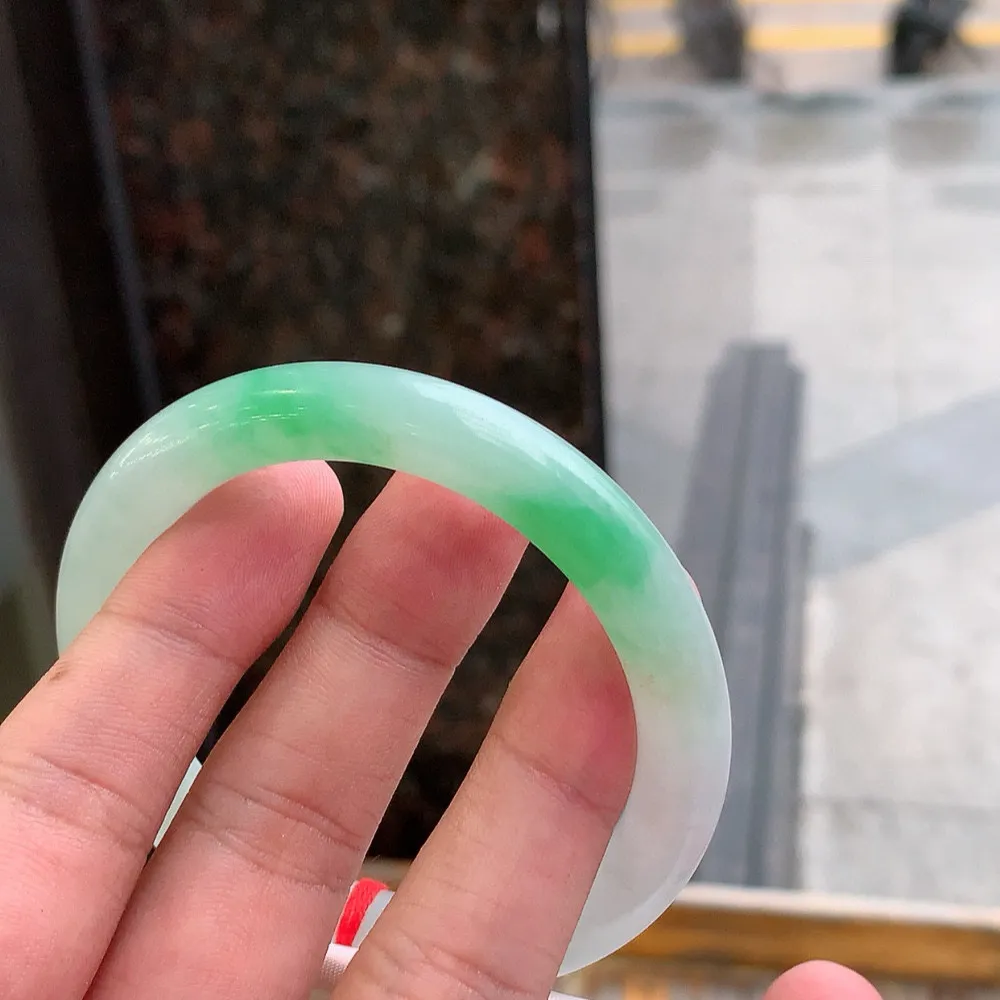 圆条冰阳绿 一丝细线 尺寸:53.8/9.1 种色兼备️️