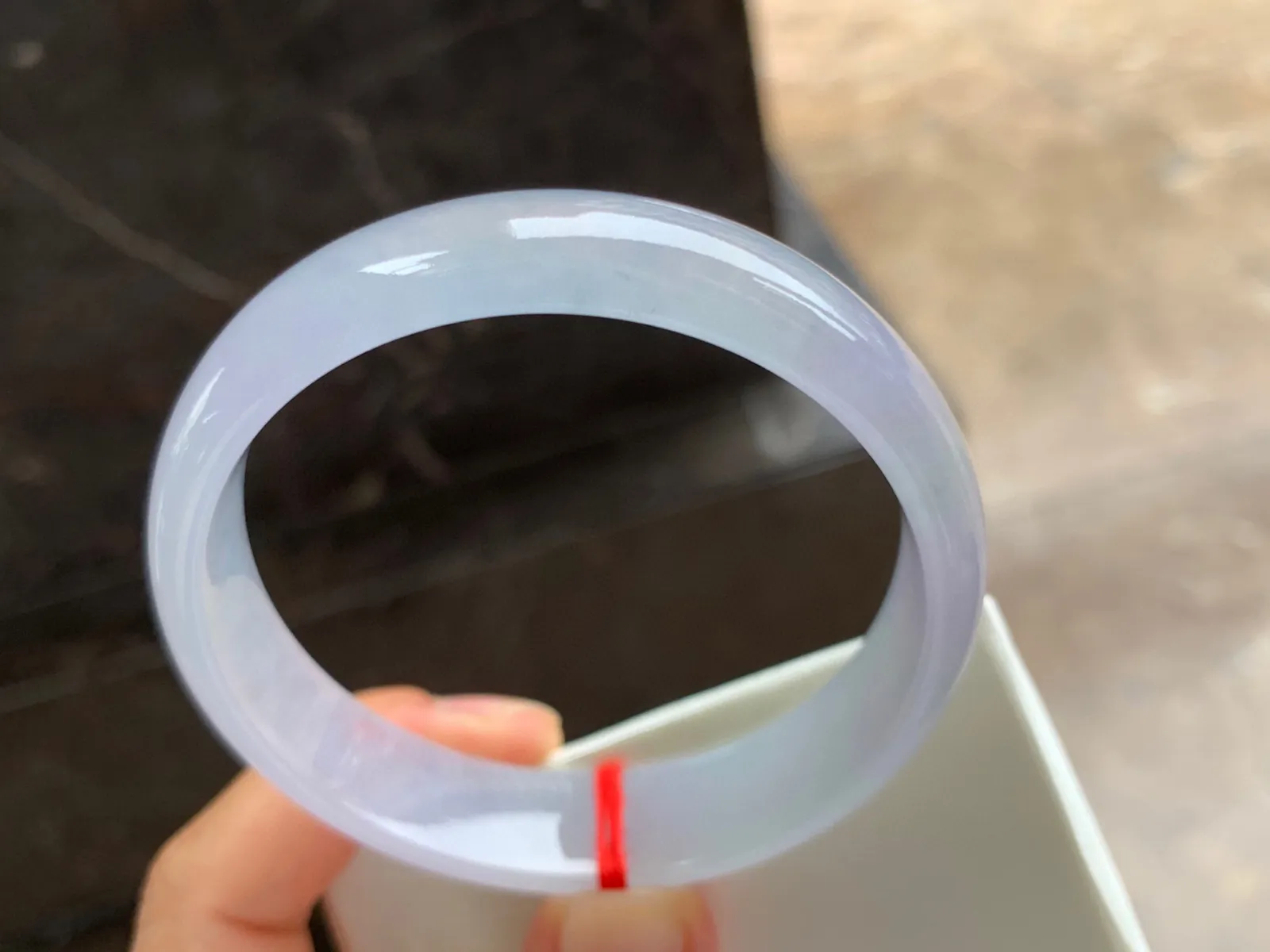 57-14-6.5mm
冰种粉紫手镯 水润冰透 清爽