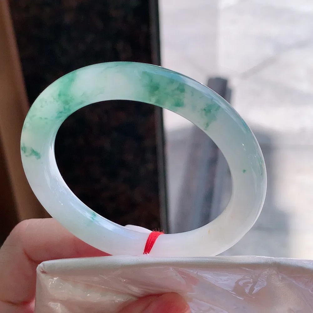 圆条冰蓝花 一丝棉根 尺寸:54.2/10 花美