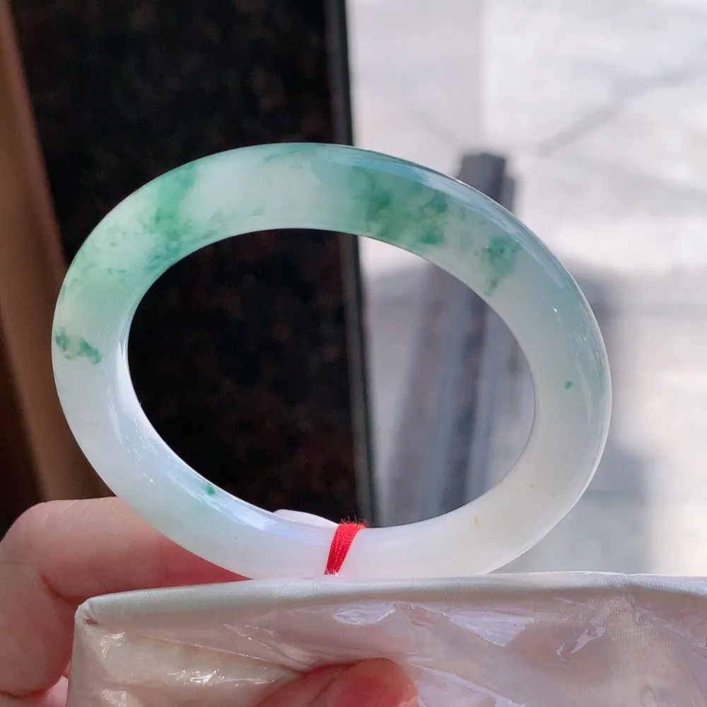 圆条冰蓝花 一丝棉根 尺寸:54.2/10 花美