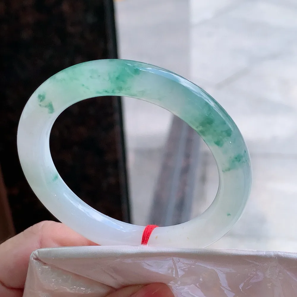 圆条冰蓝花 一丝棉根 尺寸:54.2/10 花美