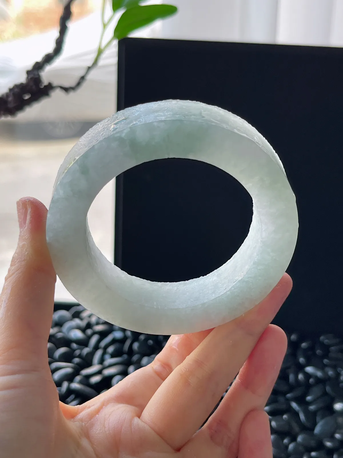 翡翠镯饼，⭕️正圈最大做60，圆条最大做56，最小做53.7