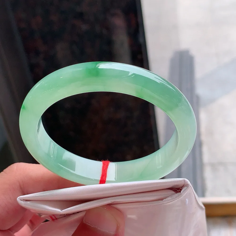 贵妃高冰绿花 微纹 尺寸:55.4/11.9/7.1种色俱佳️️