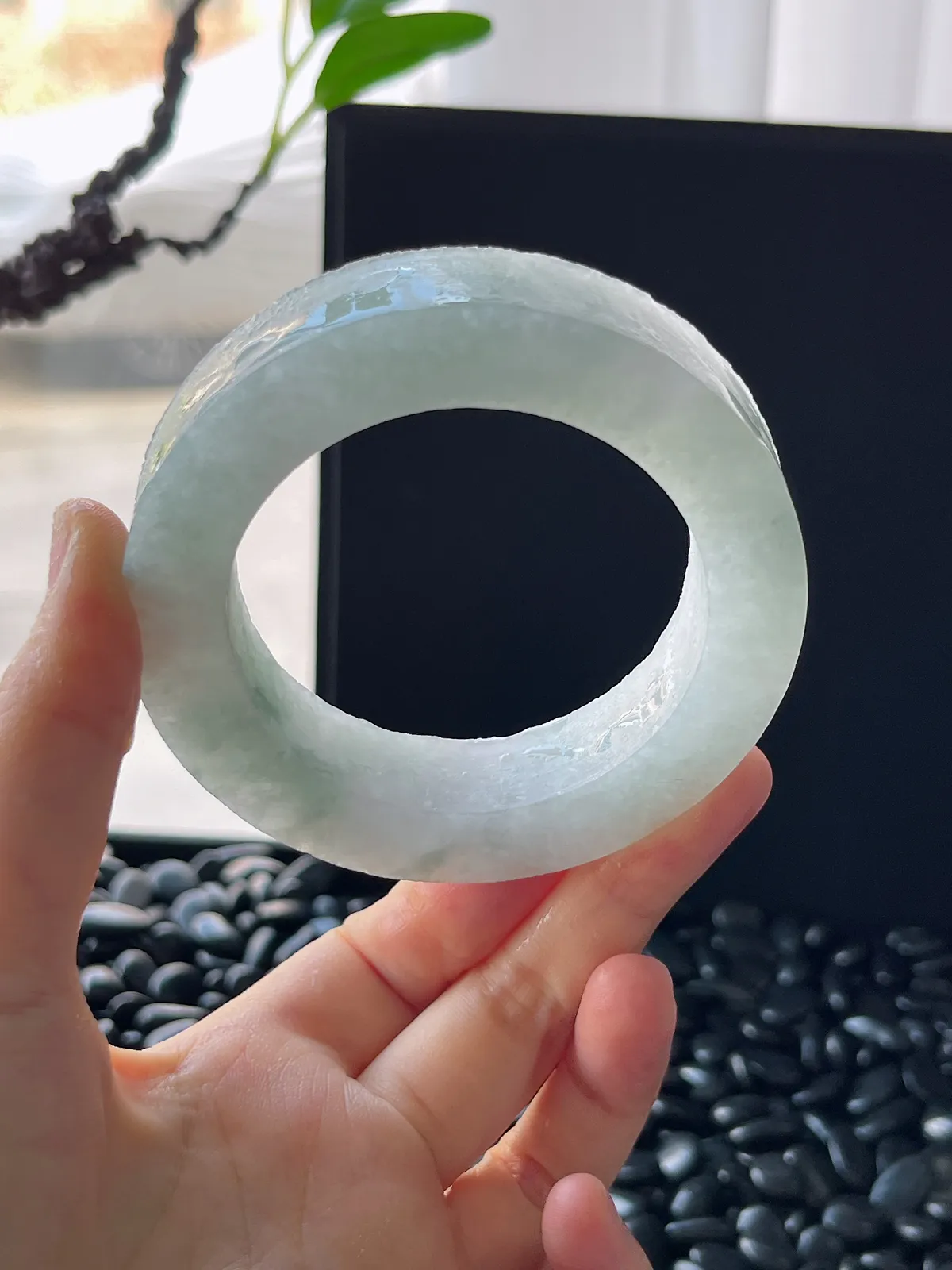 翡翠镯饼，⭕️正圈最大做60，圆条最大做56，最小做53.7