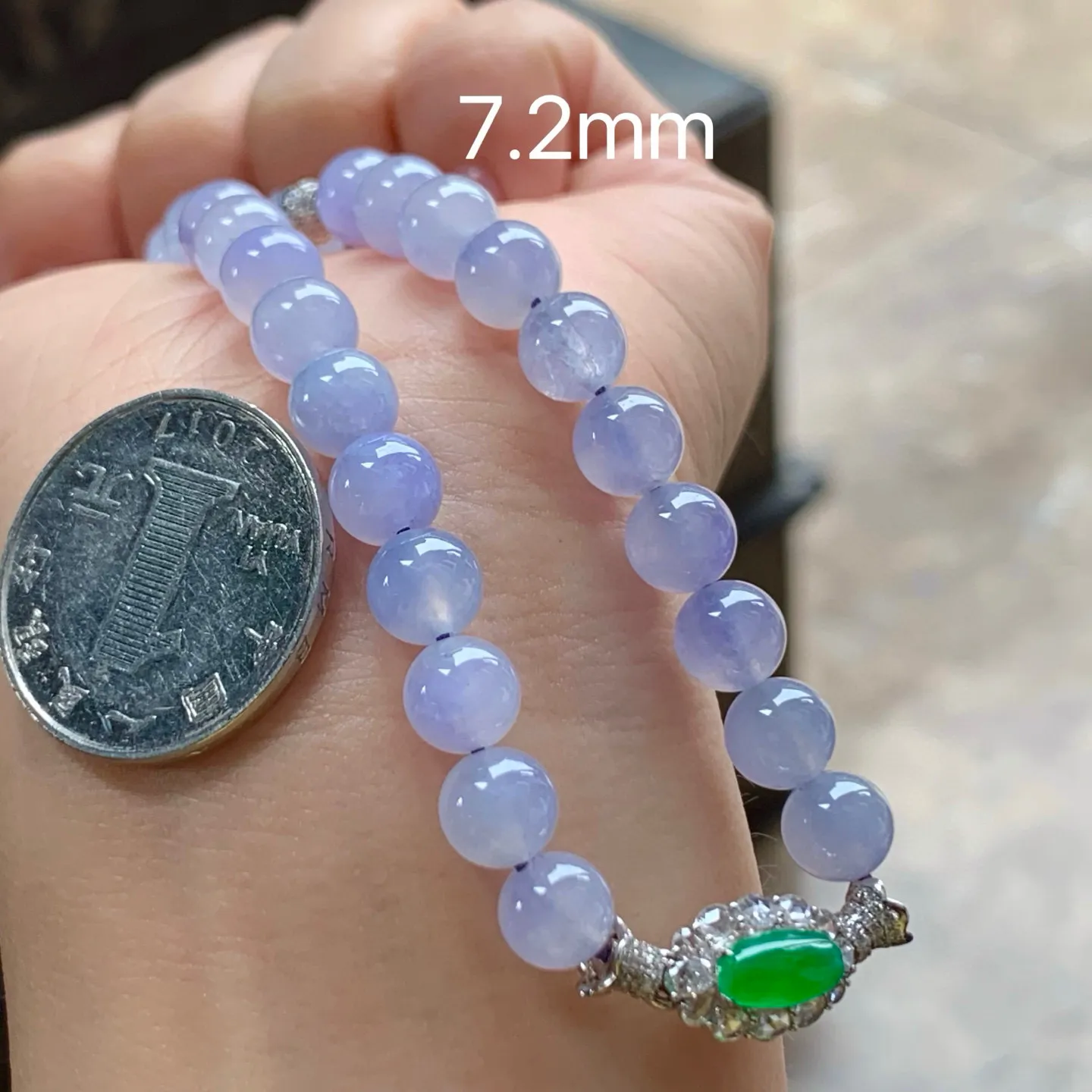冰种春色珠珠项链
真金镶嵌