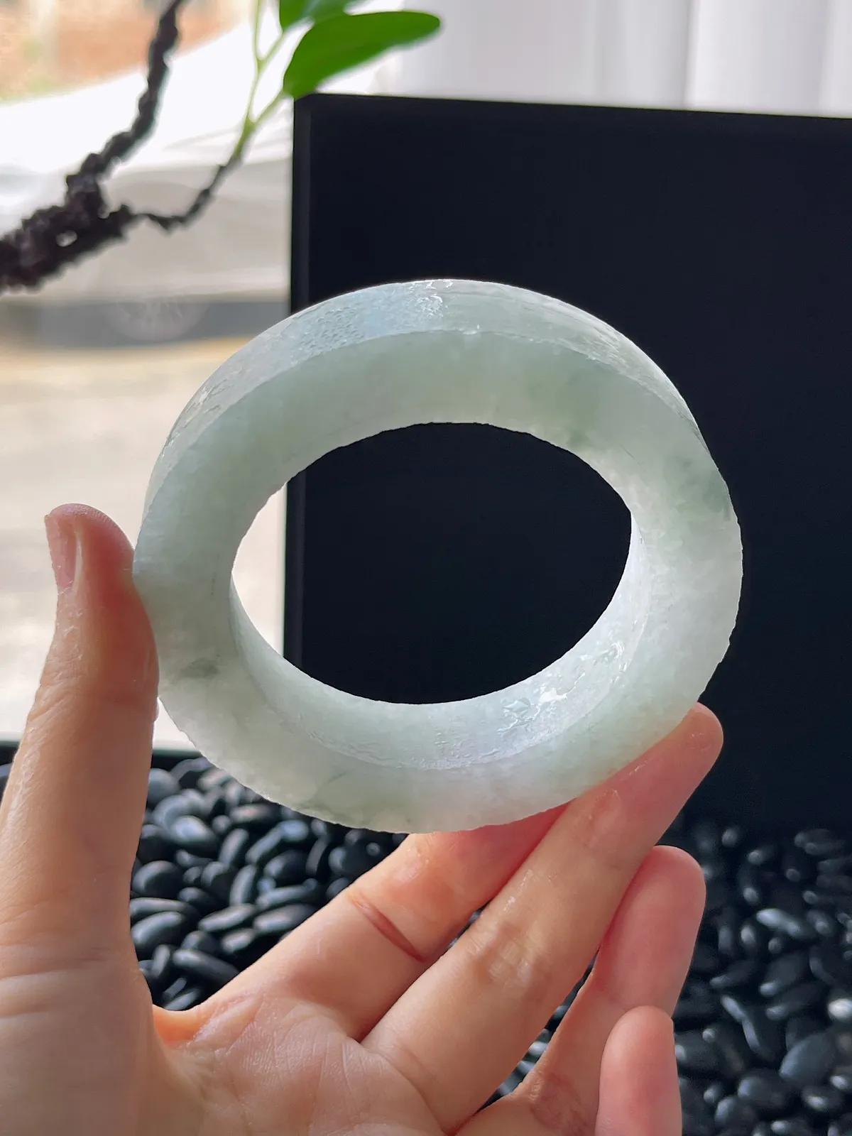 翡翠镯饼，⭕️正圈最大做60，圆条最大做56，最小做53.7