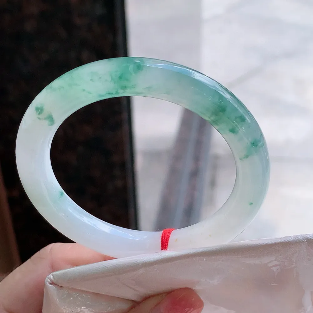 圆条冰蓝花 一丝棉根 尺寸:54.2/10 花美