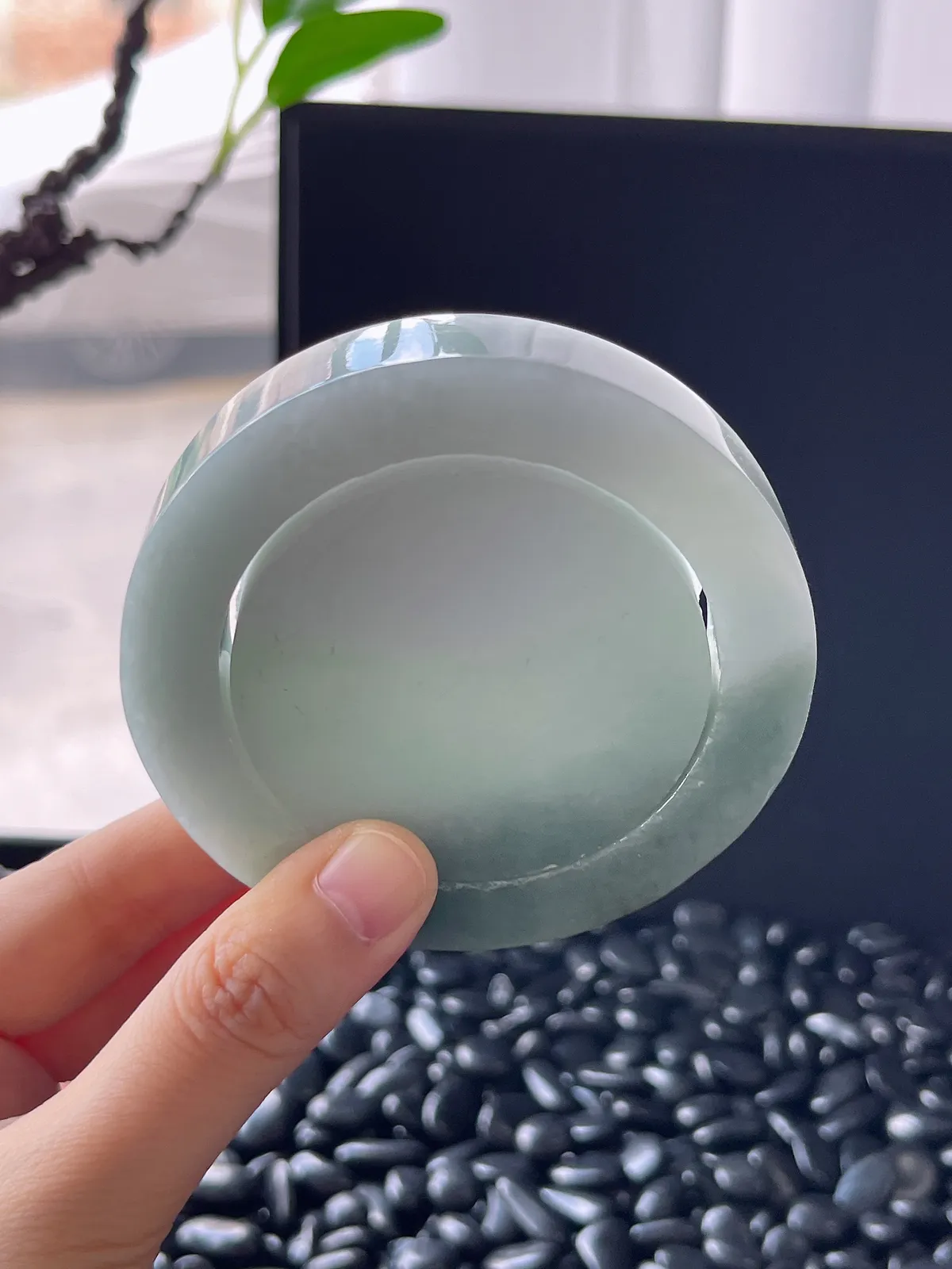 翡翠镯饼，⭕️正圈最大做58，圆条最大做54，最小做53.8