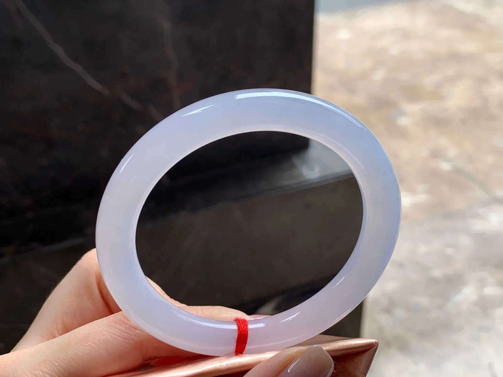 冰淡粉福镯
种好58/9.5mm