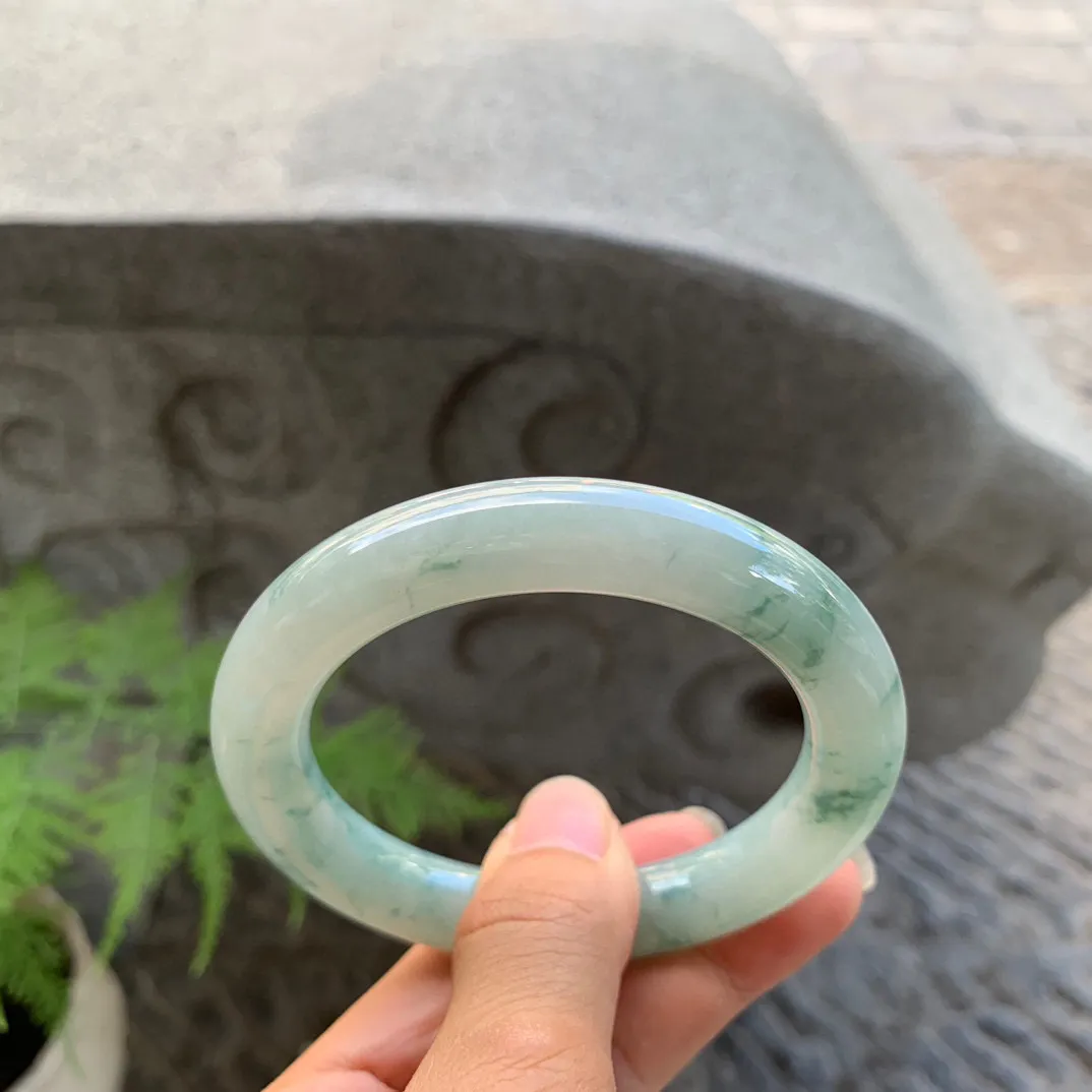 圈口55.6-11 【飘花圆条手镯】 圆条55 56可戴