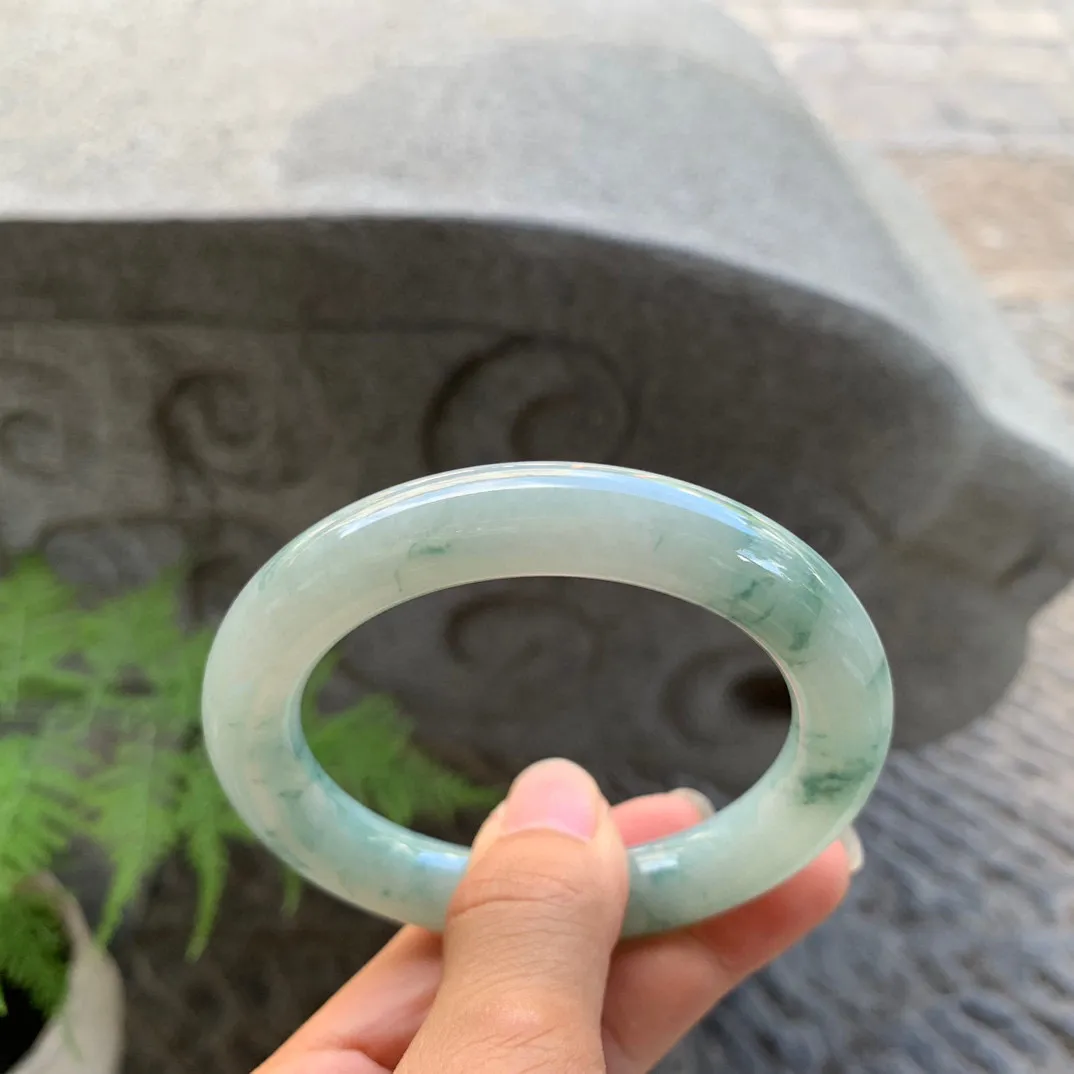 圈口55.6-11 【飘花圆条手镯】 圆条55 56可戴