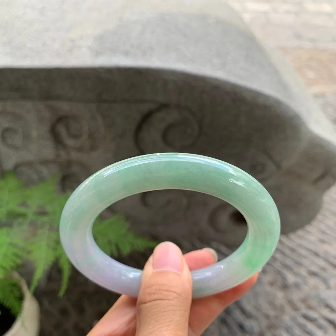 圈口55.8-10.8 【春彩圆条手镯】  圆条55 56可戴