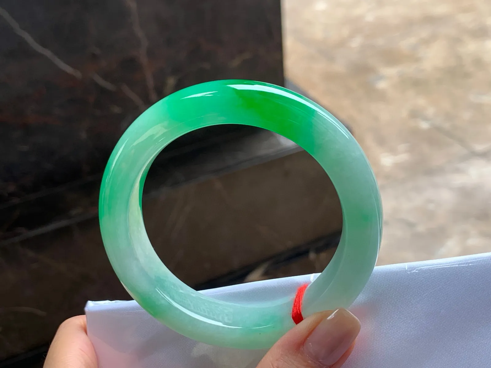 阳绿手镯
水润58.2/14.6/10.8mm