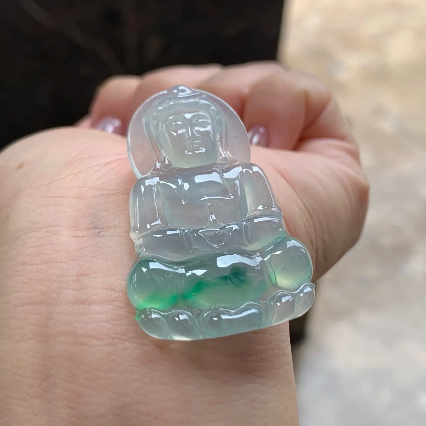 冰种飘色观音
种好