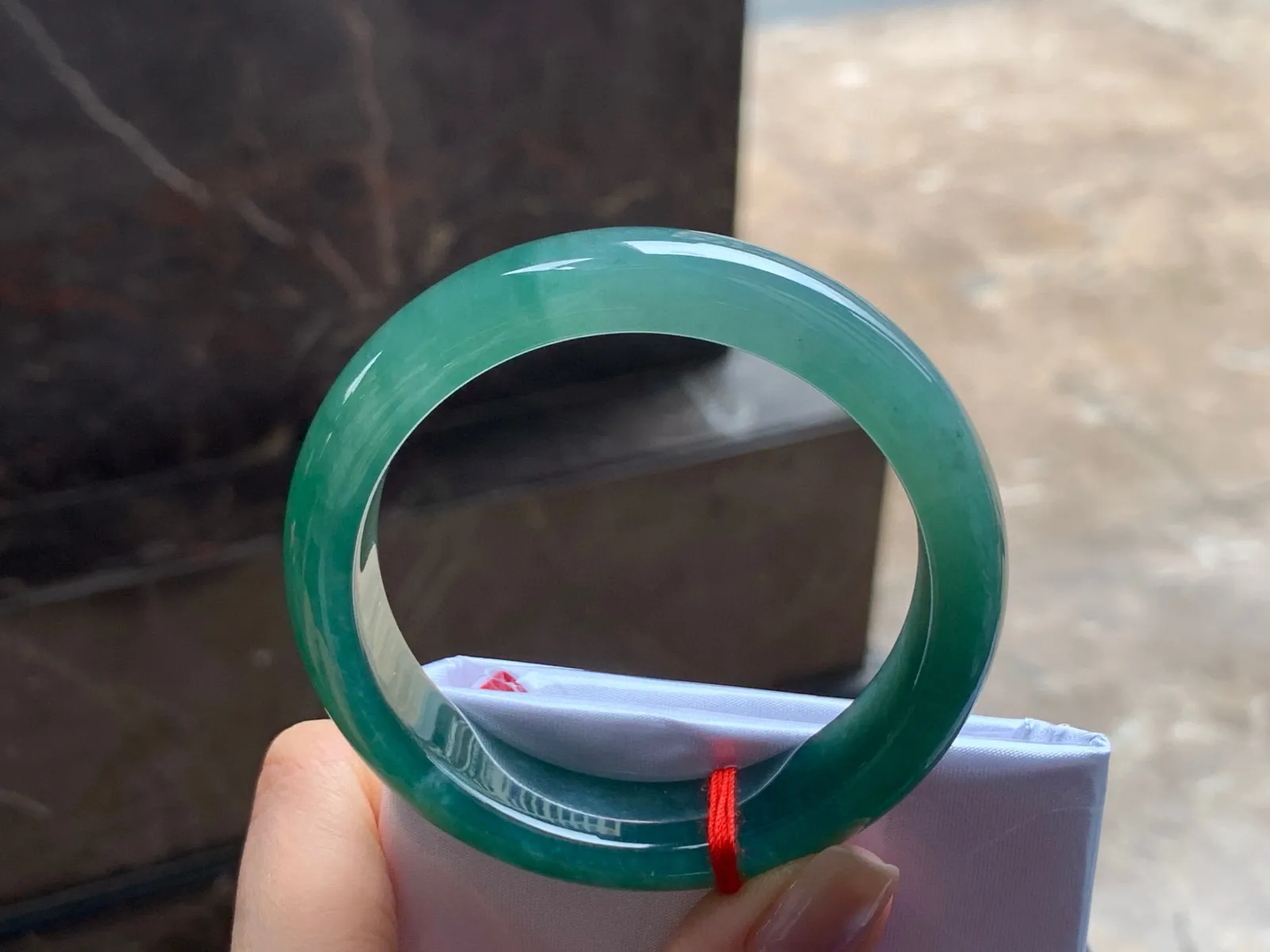 冰油青手镯
种老53.5/13/8mm