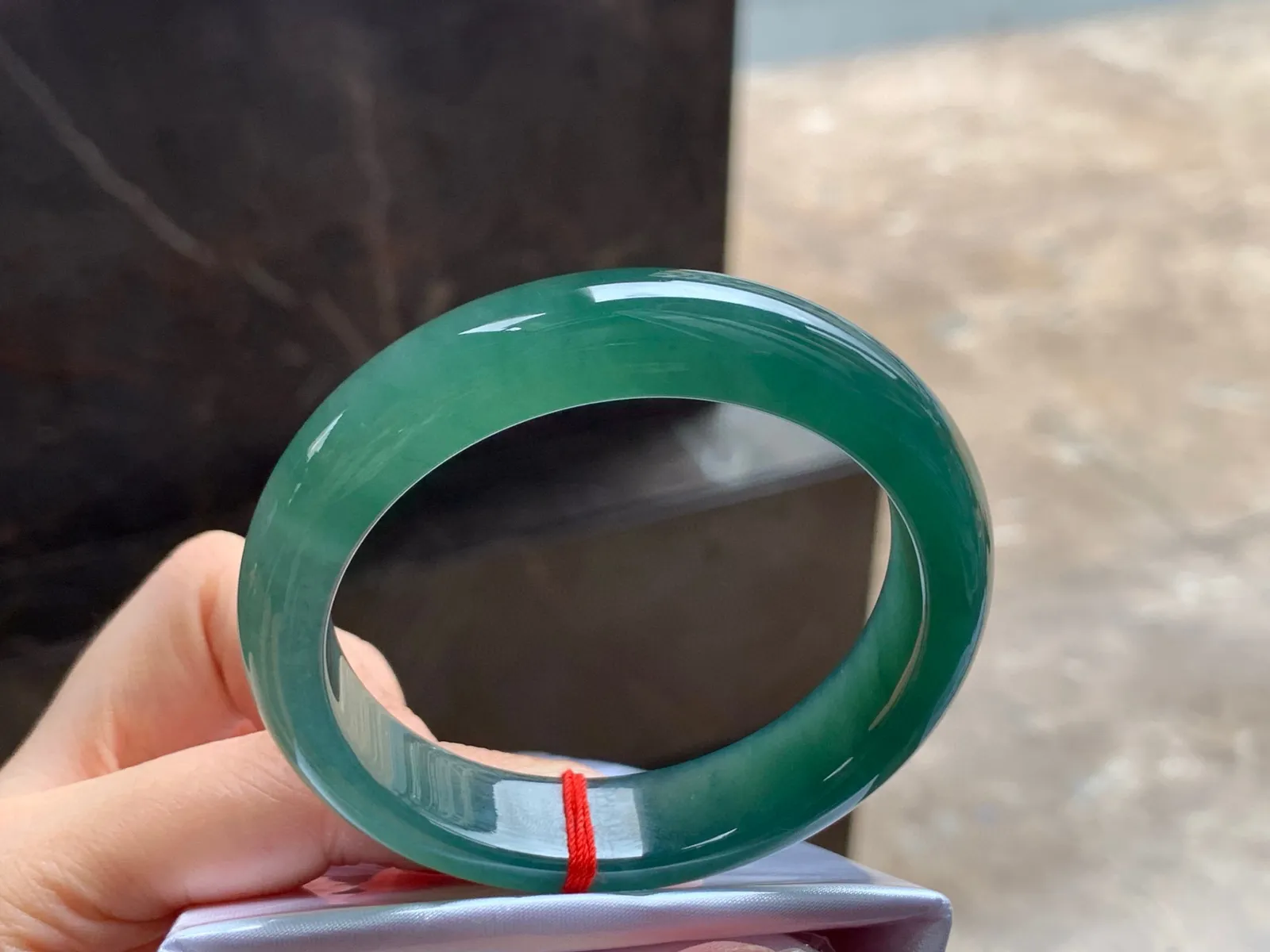 冰油青手镯
种老53.5/13/8mm