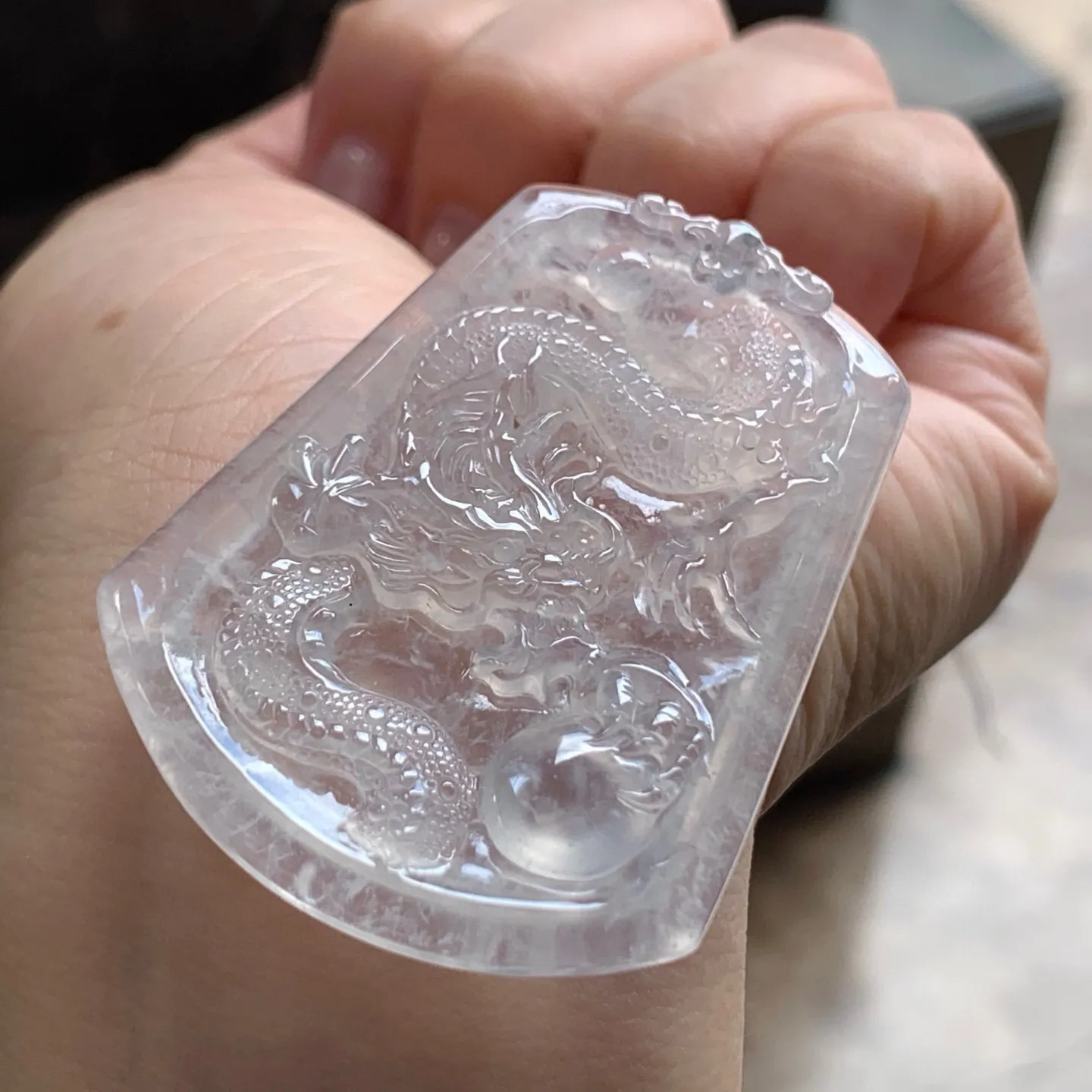冰种龙牌
种好水足