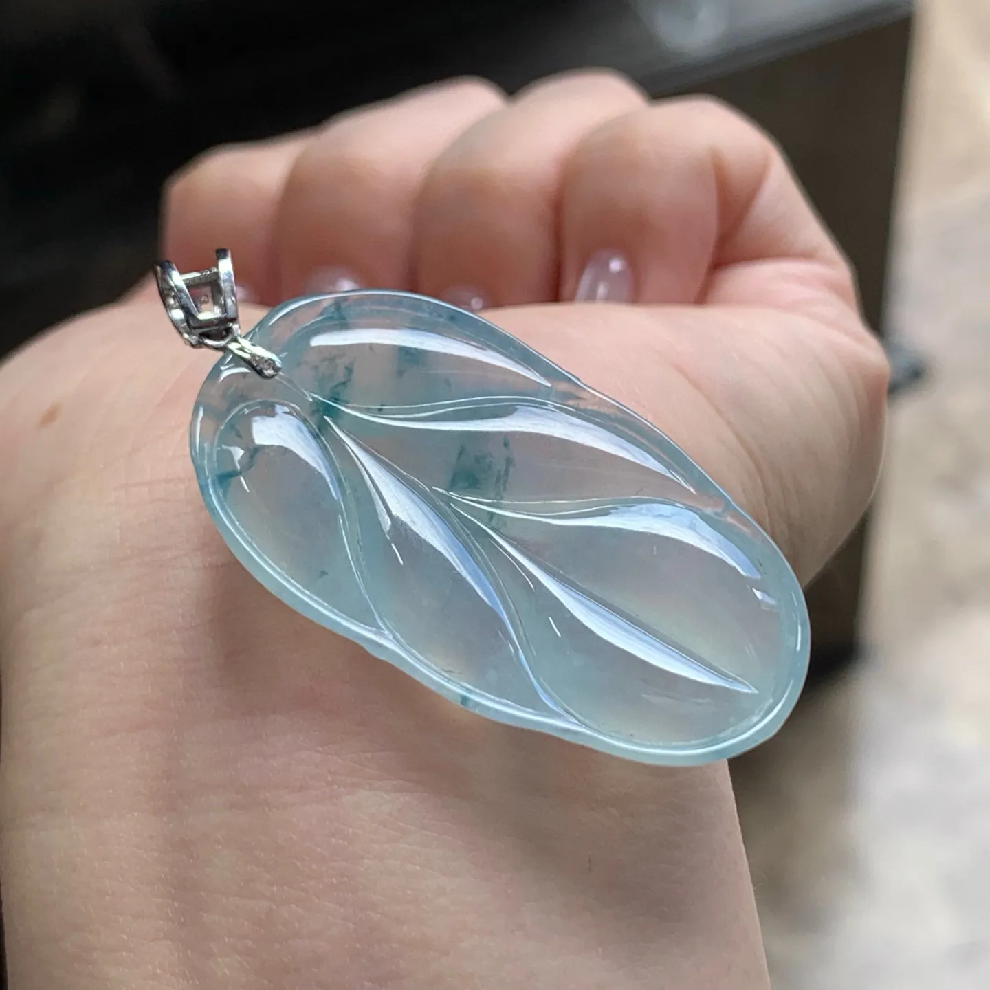 冰飘花玉叶
清爽 金扣