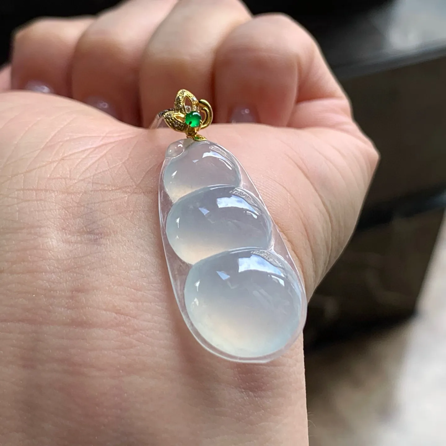 冰种福豆
清爽 金扣