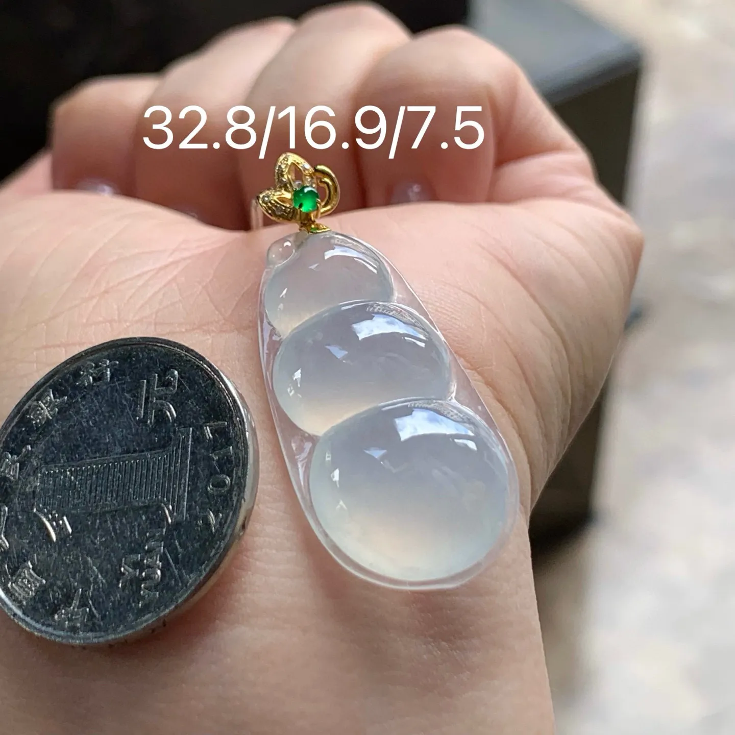 冰种福豆
清爽 金扣