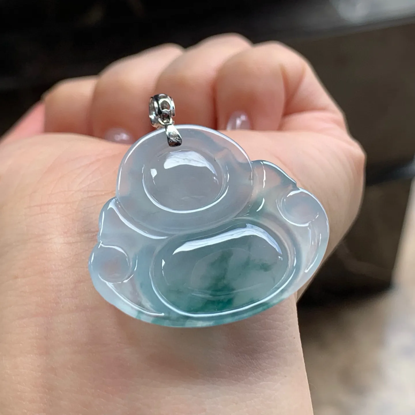 冰飘花坐佛
清爽 金扣