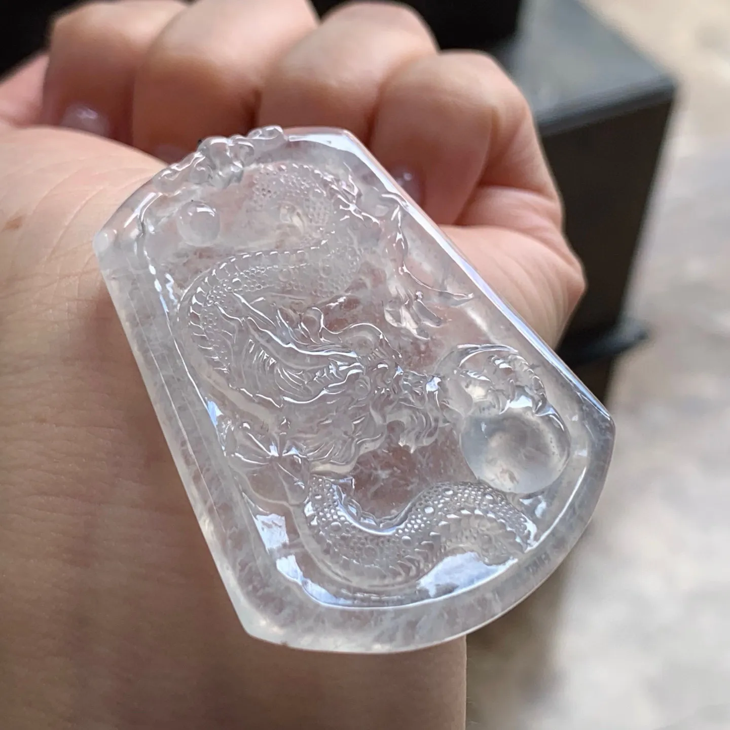 冰种龙牌
种好水足