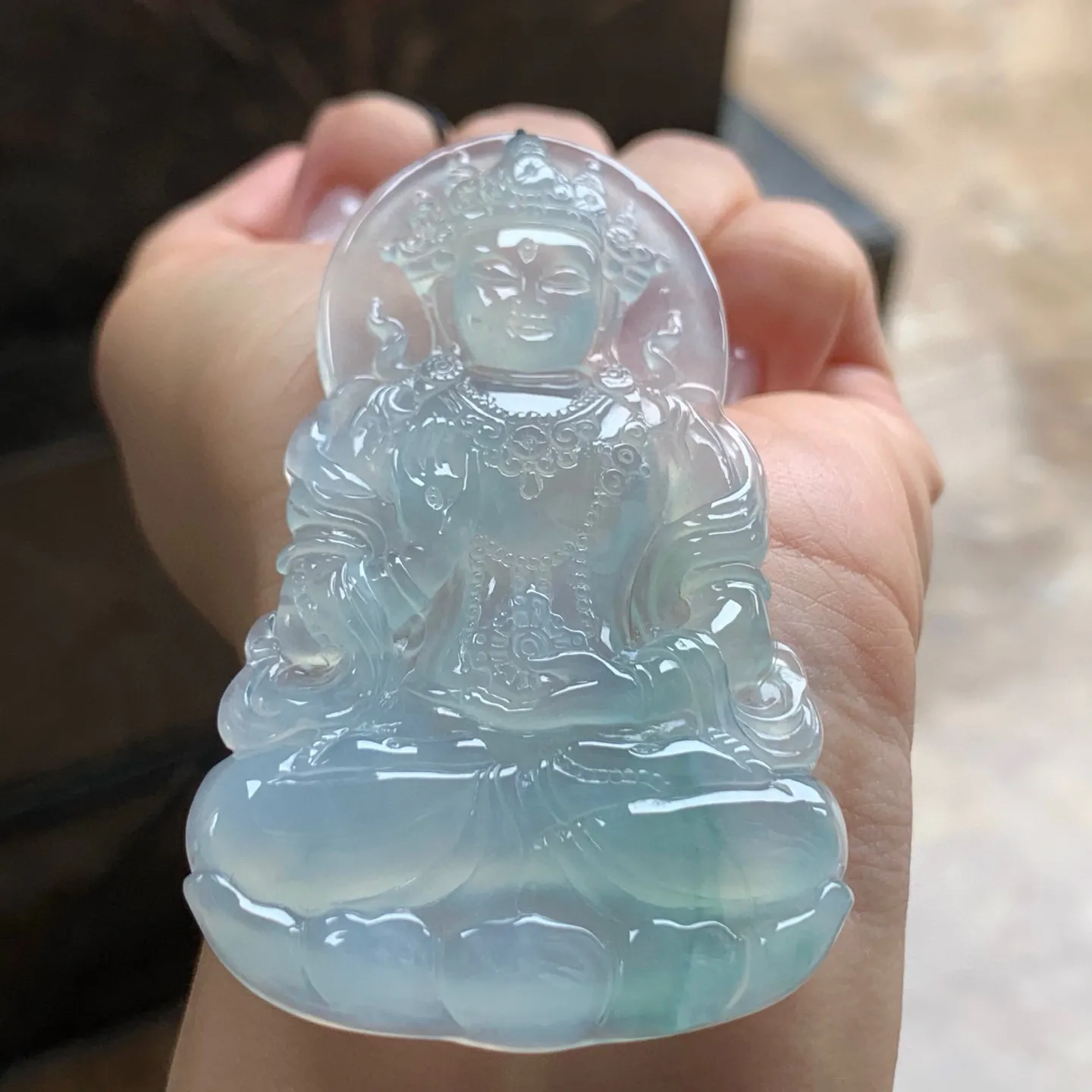 冰种度母
佩戴大气～