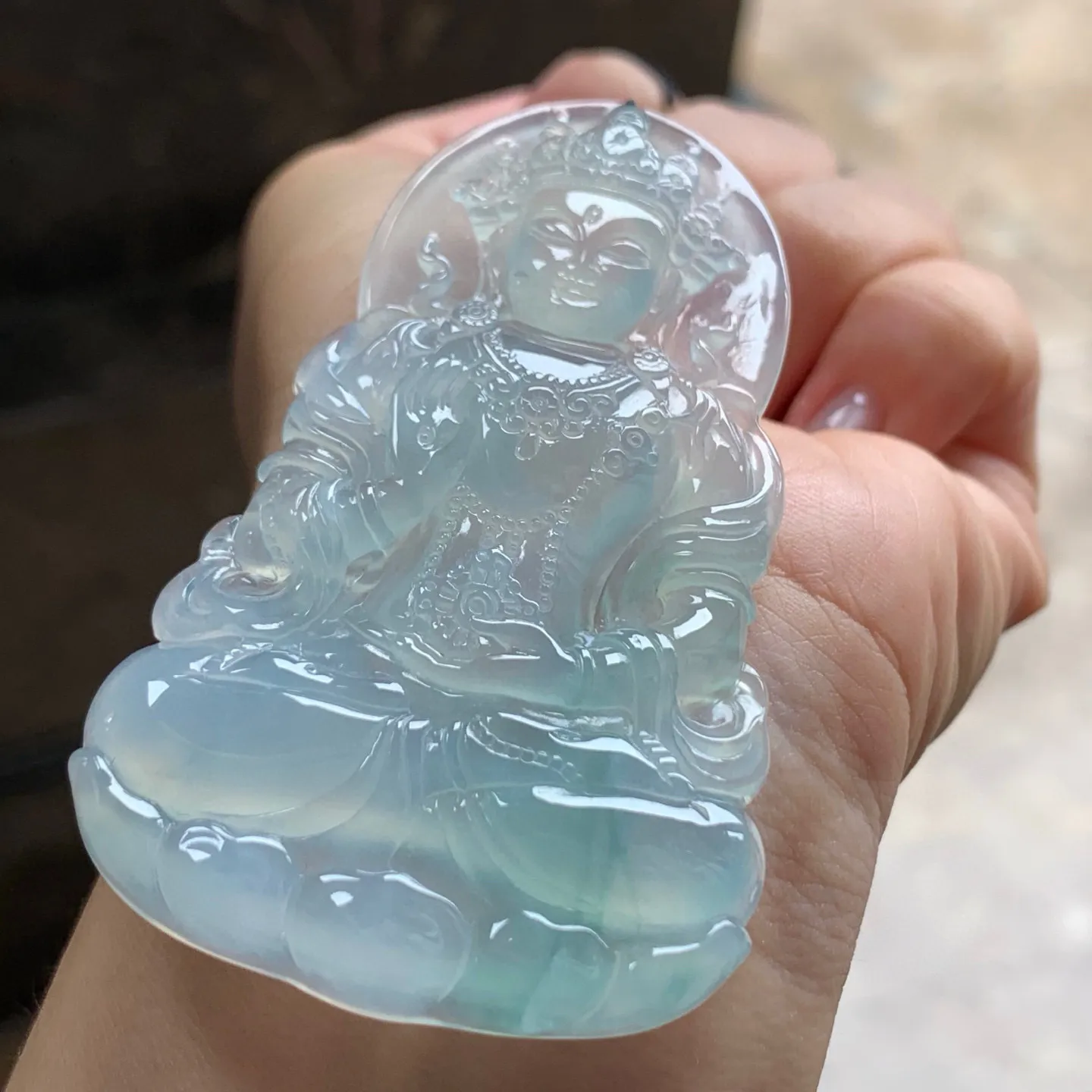 冰种度母
佩戴大气～