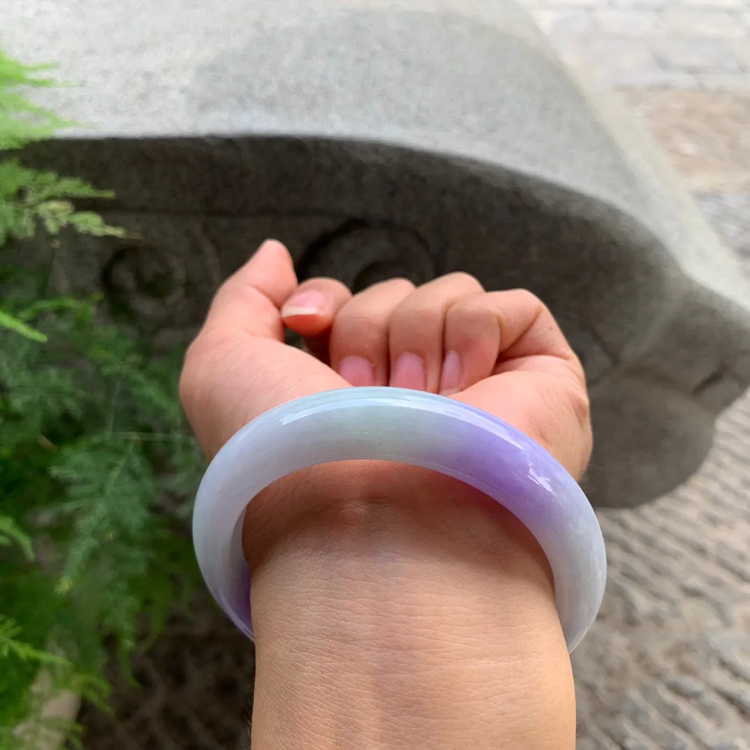 圈口 56-12.6-8.4【茄紫正圈手镯】正圈56 57可戴