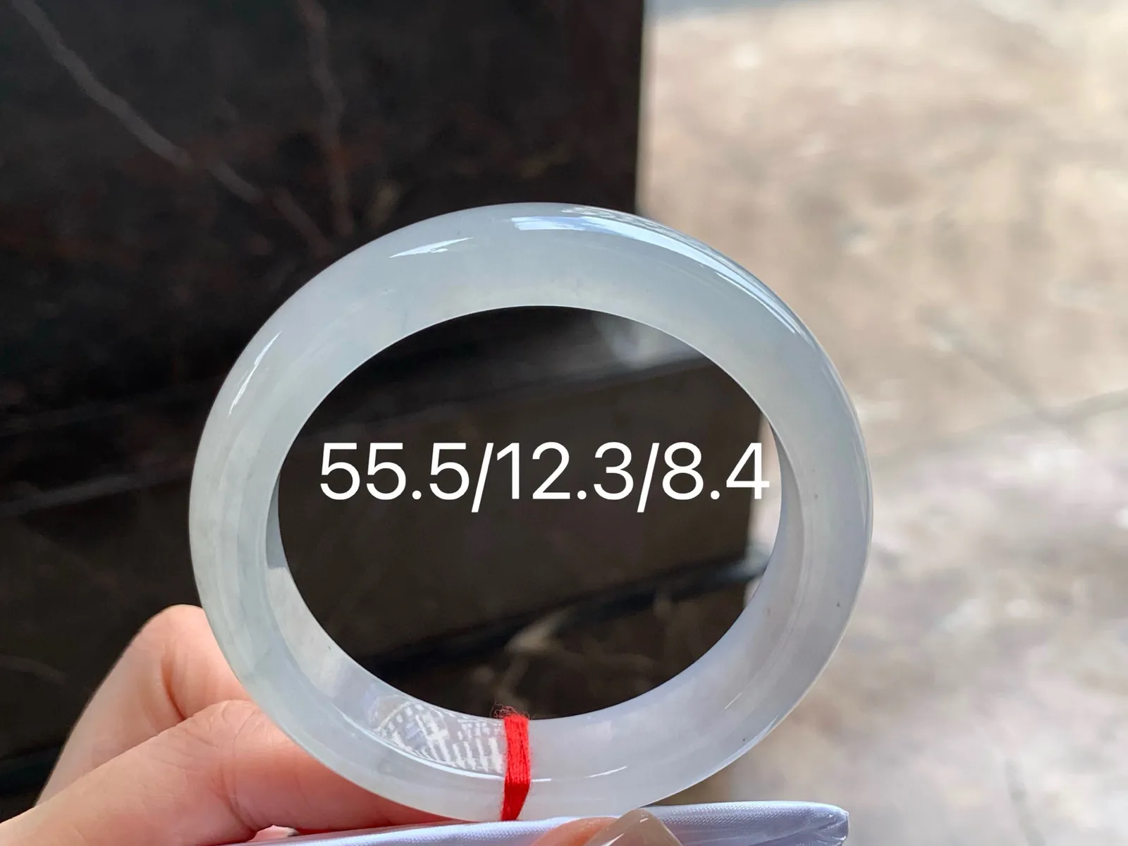 冰种手镯
种好水足 55.5/12.3/8.4mm