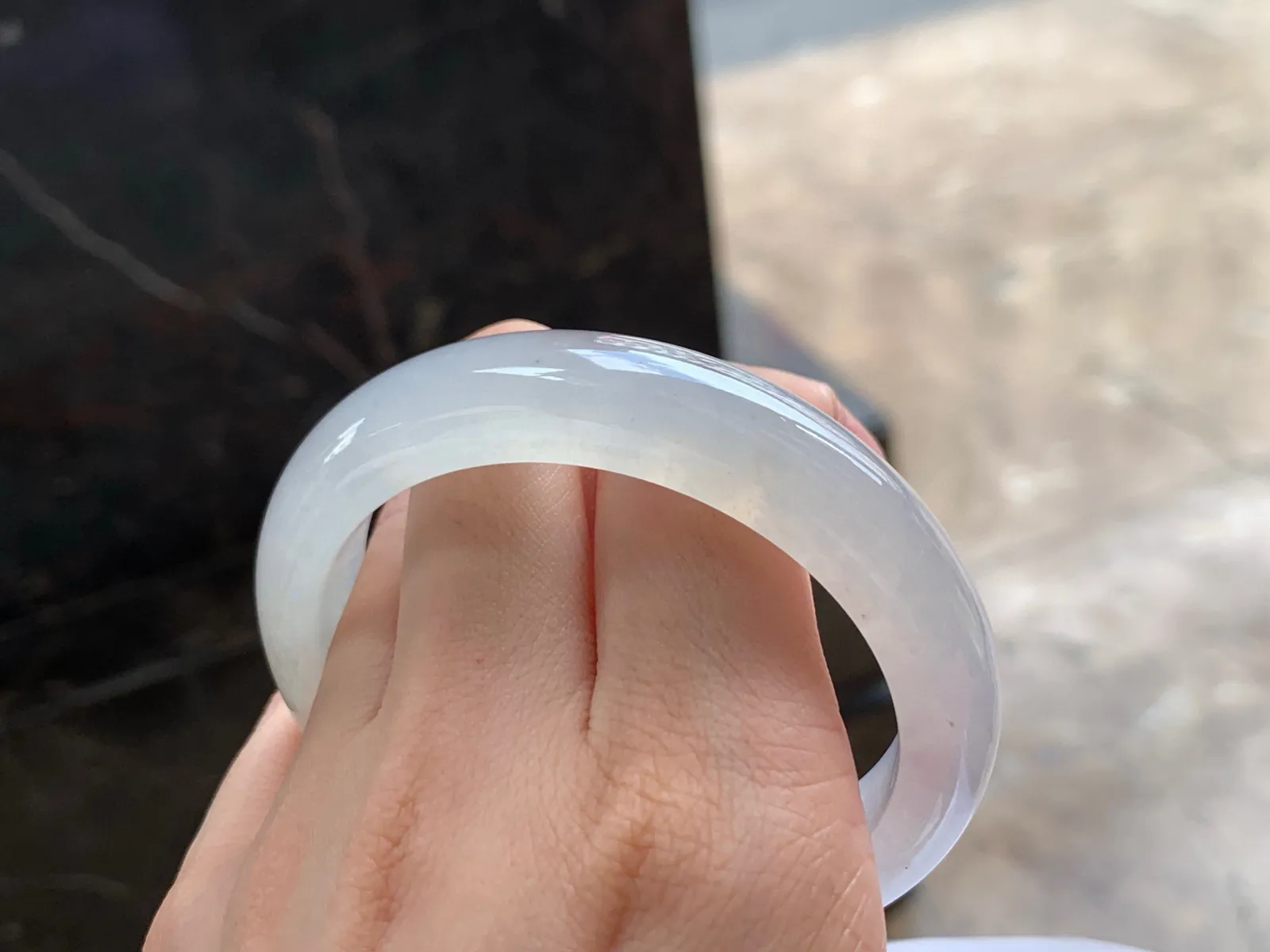 冰种手镯
种好水足 55.5/12.3/8.4mm