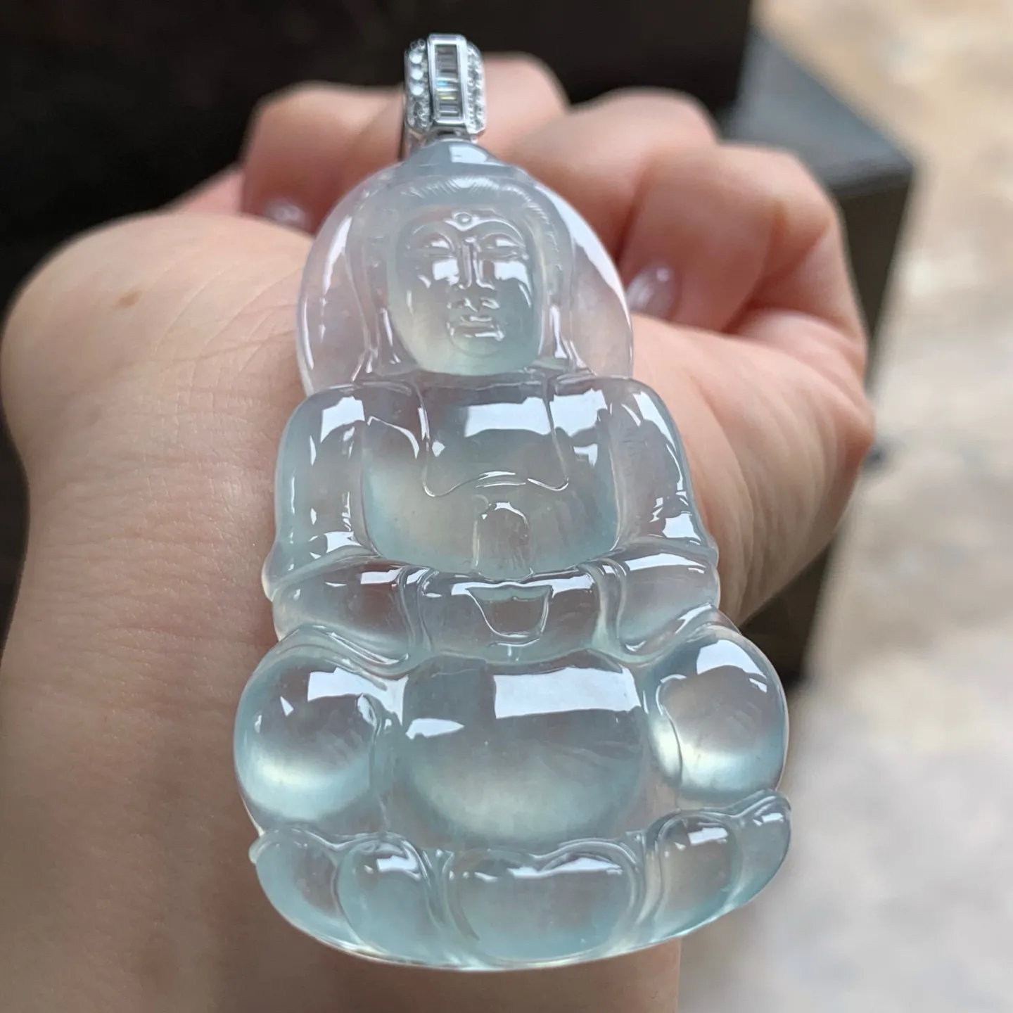 冰种观音
种好 金扣