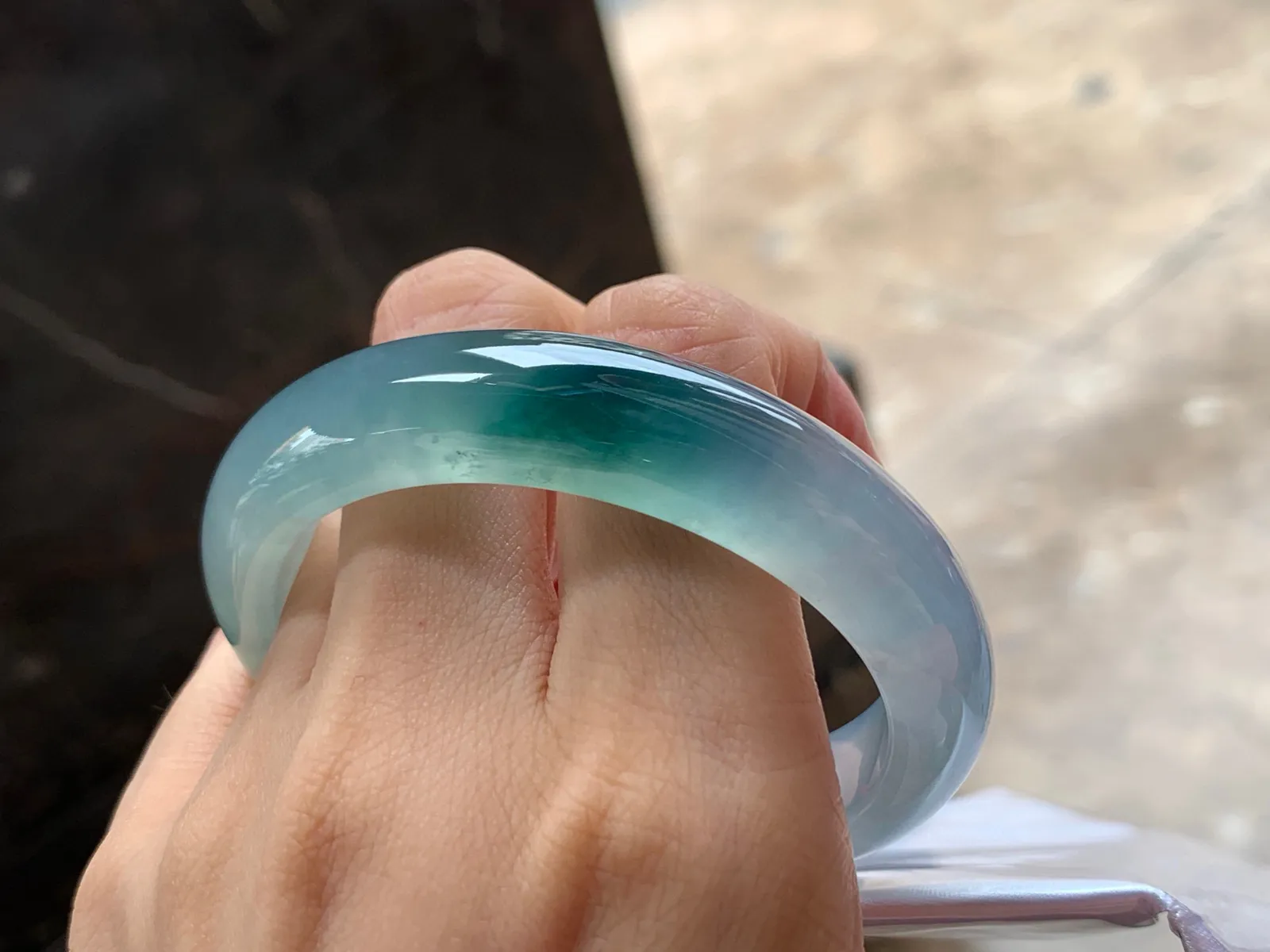 冰种手镯
种好53.8/13.2/8.5mm