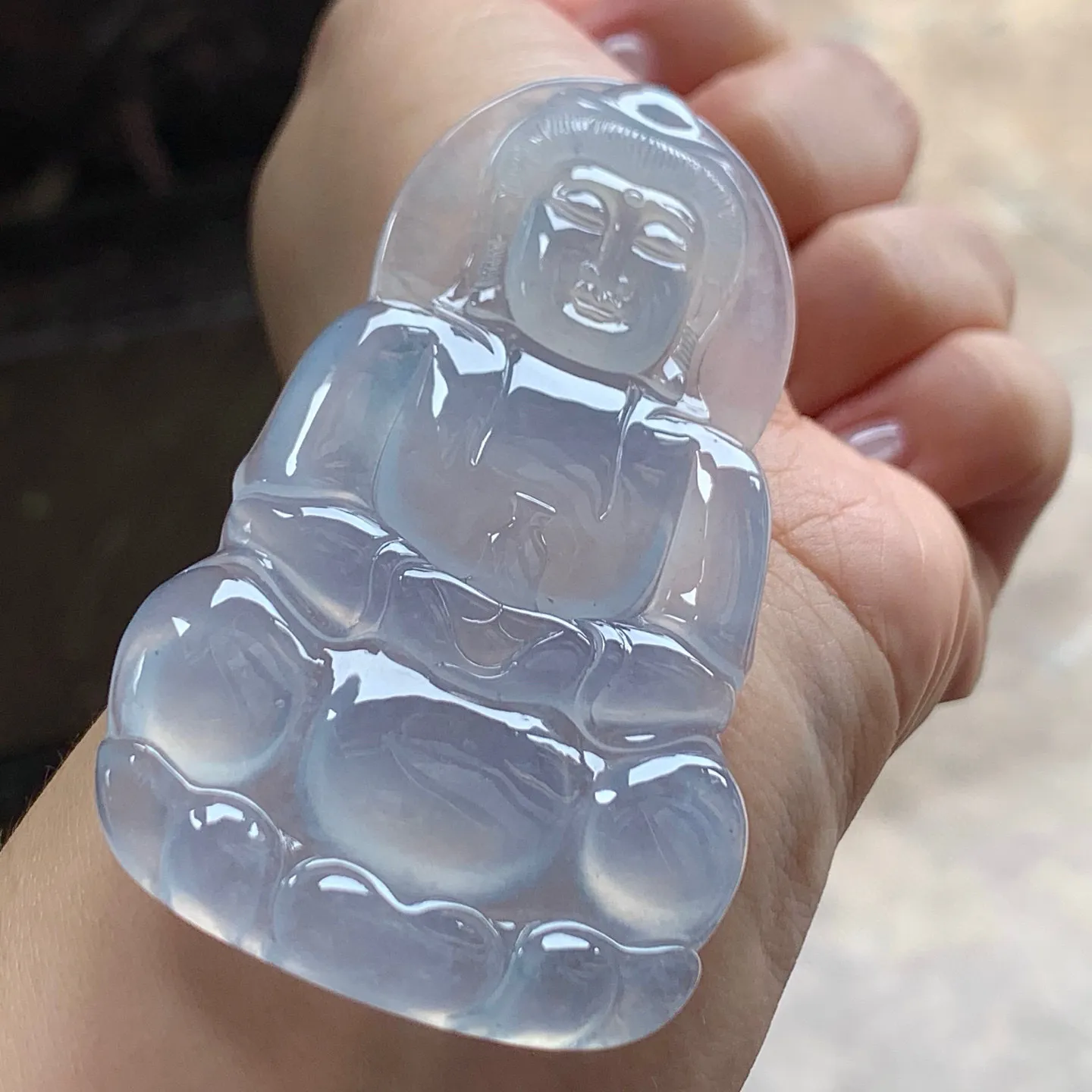冰种淡春观音
种老水足 大气